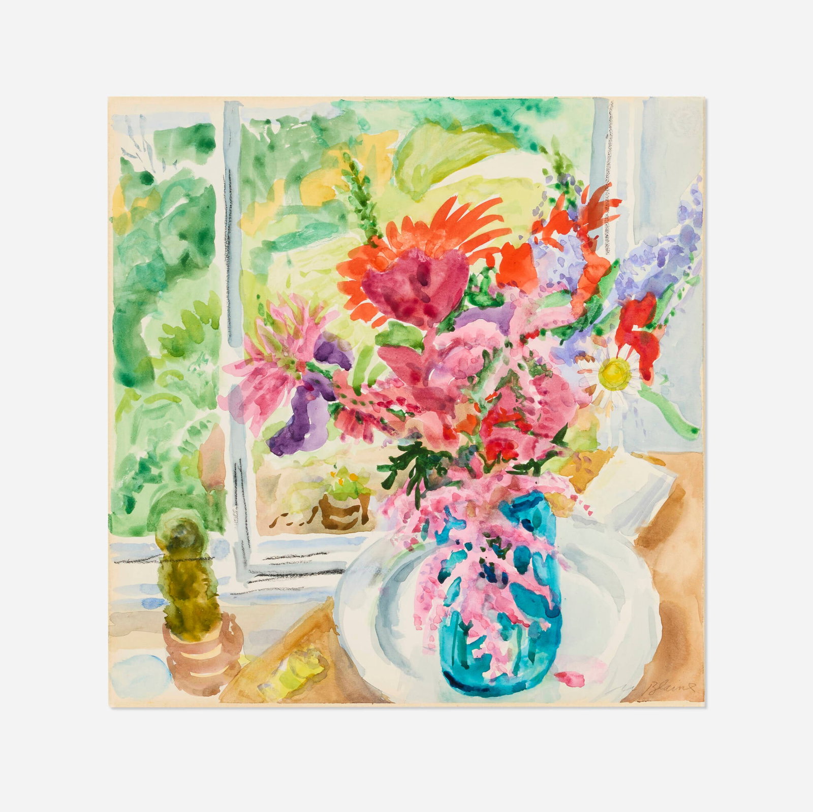 Nell Blaine, Bouquet with Astilbe (1 of 4)