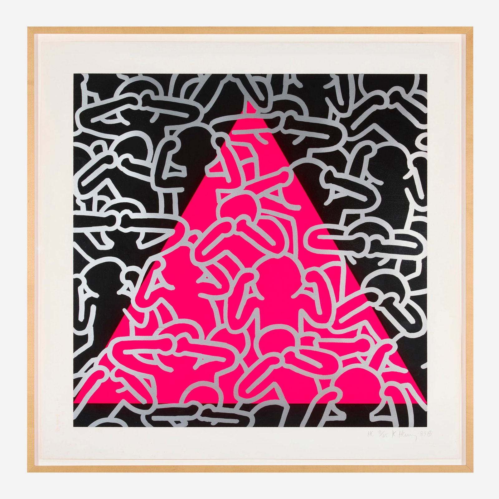 Keith Haring, Silence=Death - 2