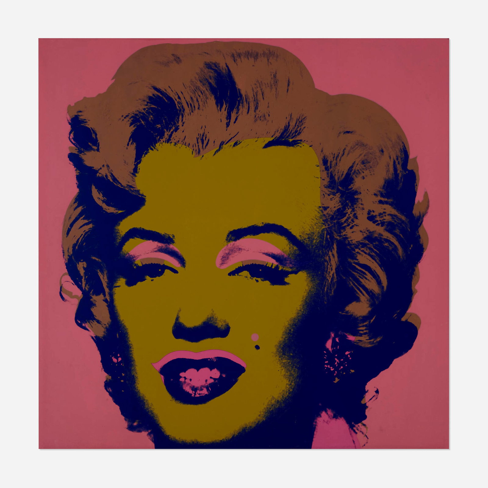 Andy Warhol, Marilyn Monroe: Andy Warhol Marilyn Monroe 1967 screenprint in colors 36 h x 36 w in (91 x 91 cm) Signed to verso 'Andy Warhol' with stamped number '95/250'. This work is number 95 from the