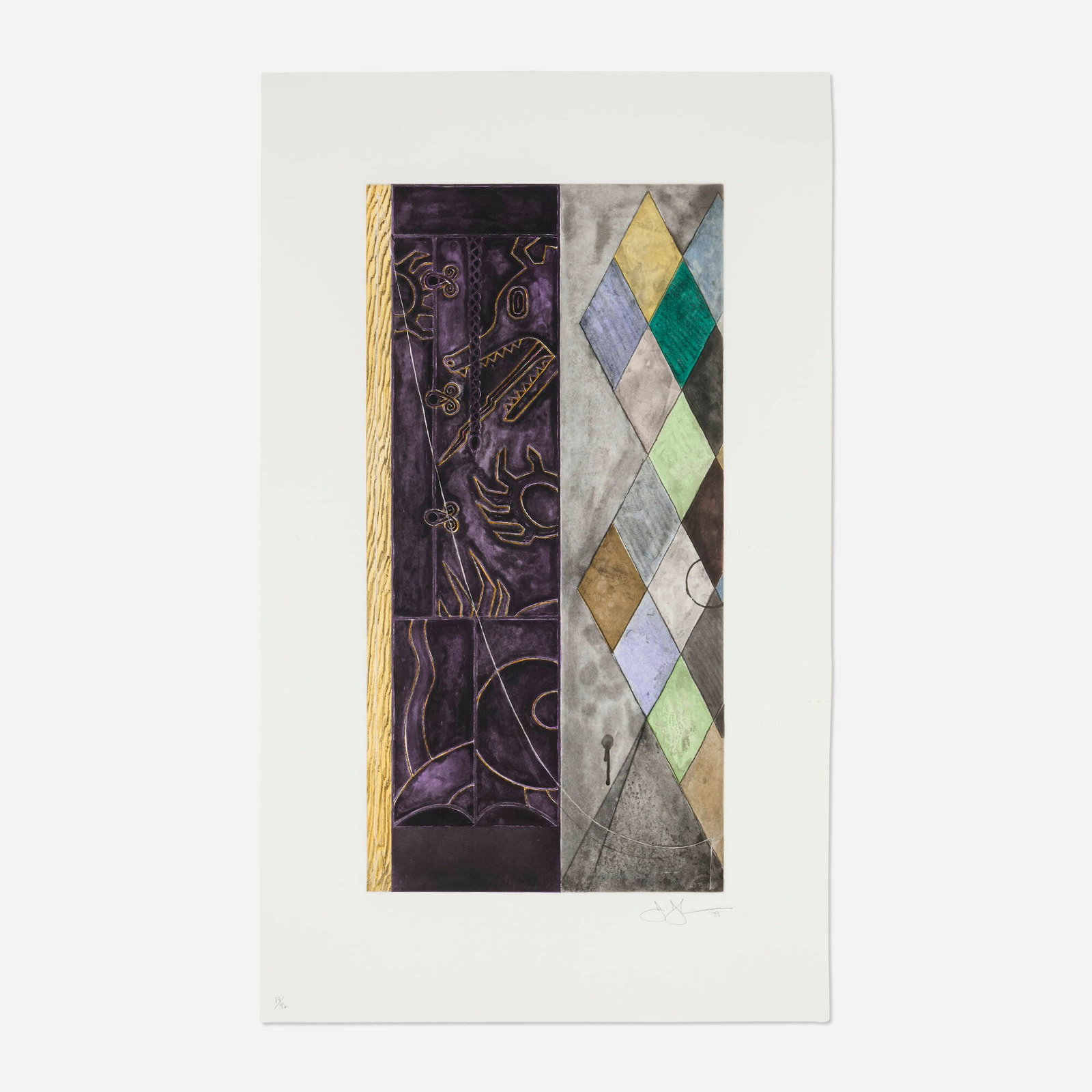 Jasper Johns, Untitled (1 of 3)