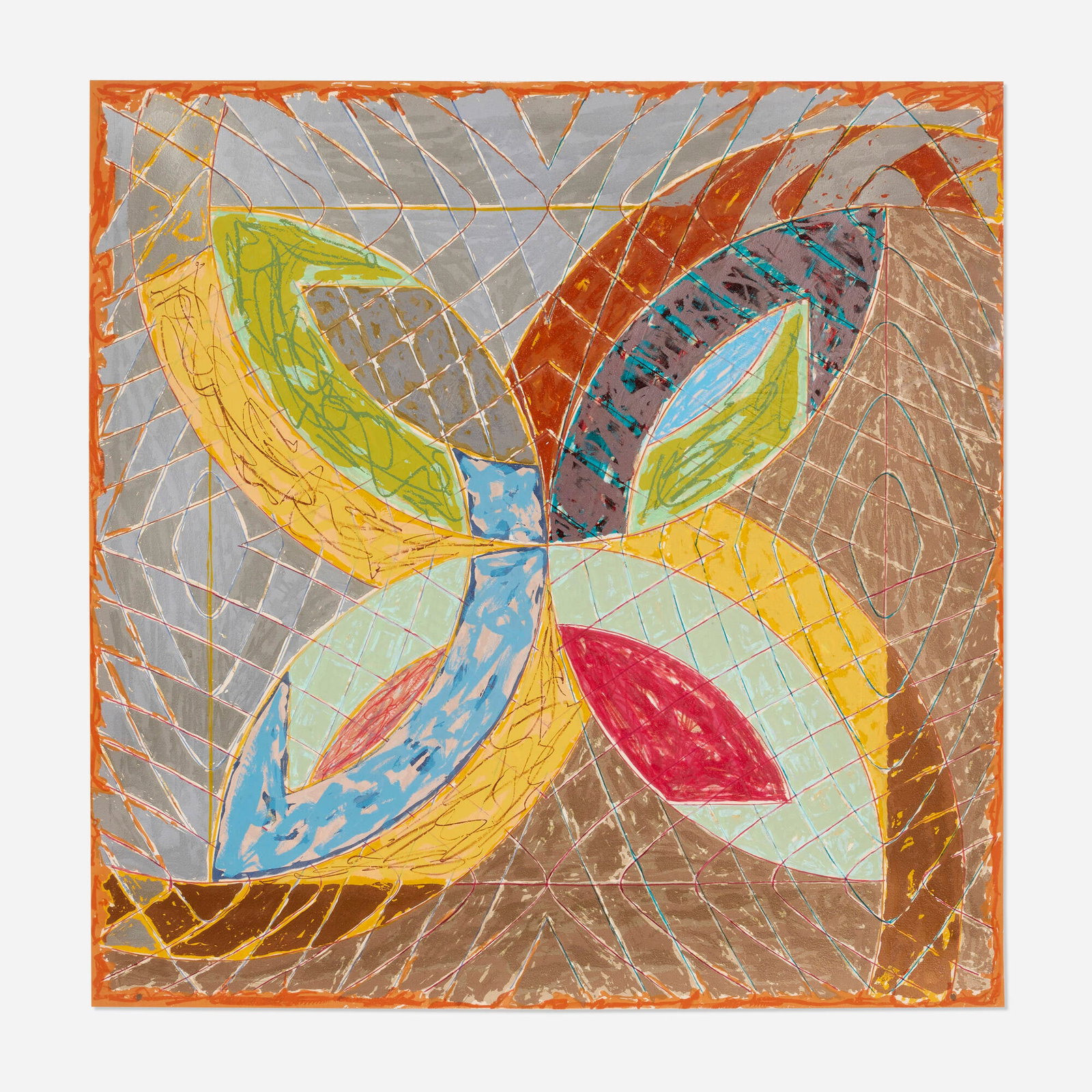 Frank Stella, Polar Co-ordinates III (from Polar Co-Ordinates for Ronnie Peterson series) (1 of 3)