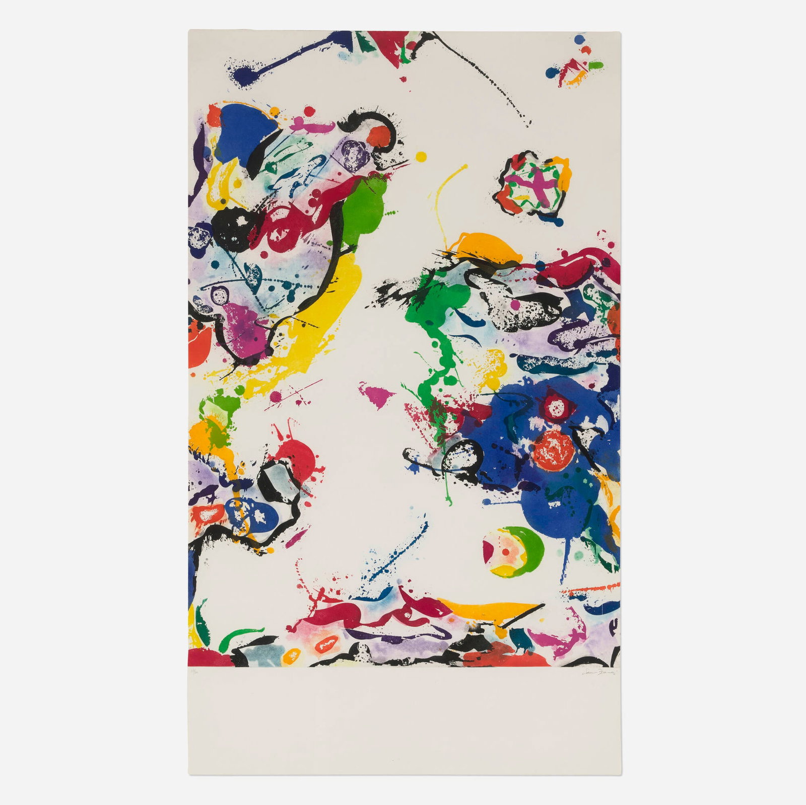 Sam Francis, Untitled [SFE-043] (1 of 3)
