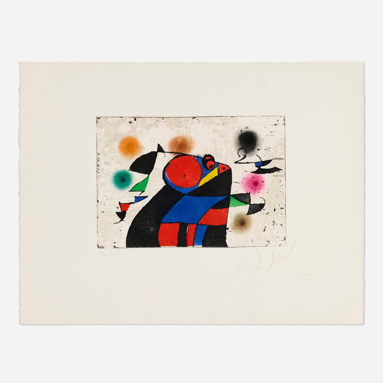 Joan Miro, Gaudi XI (from The Gaudi series) (1 of 2)