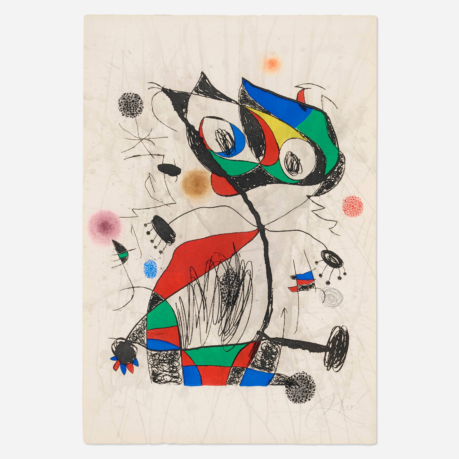 Joan Miro, L'ecoliere au buisson (1 of 3)