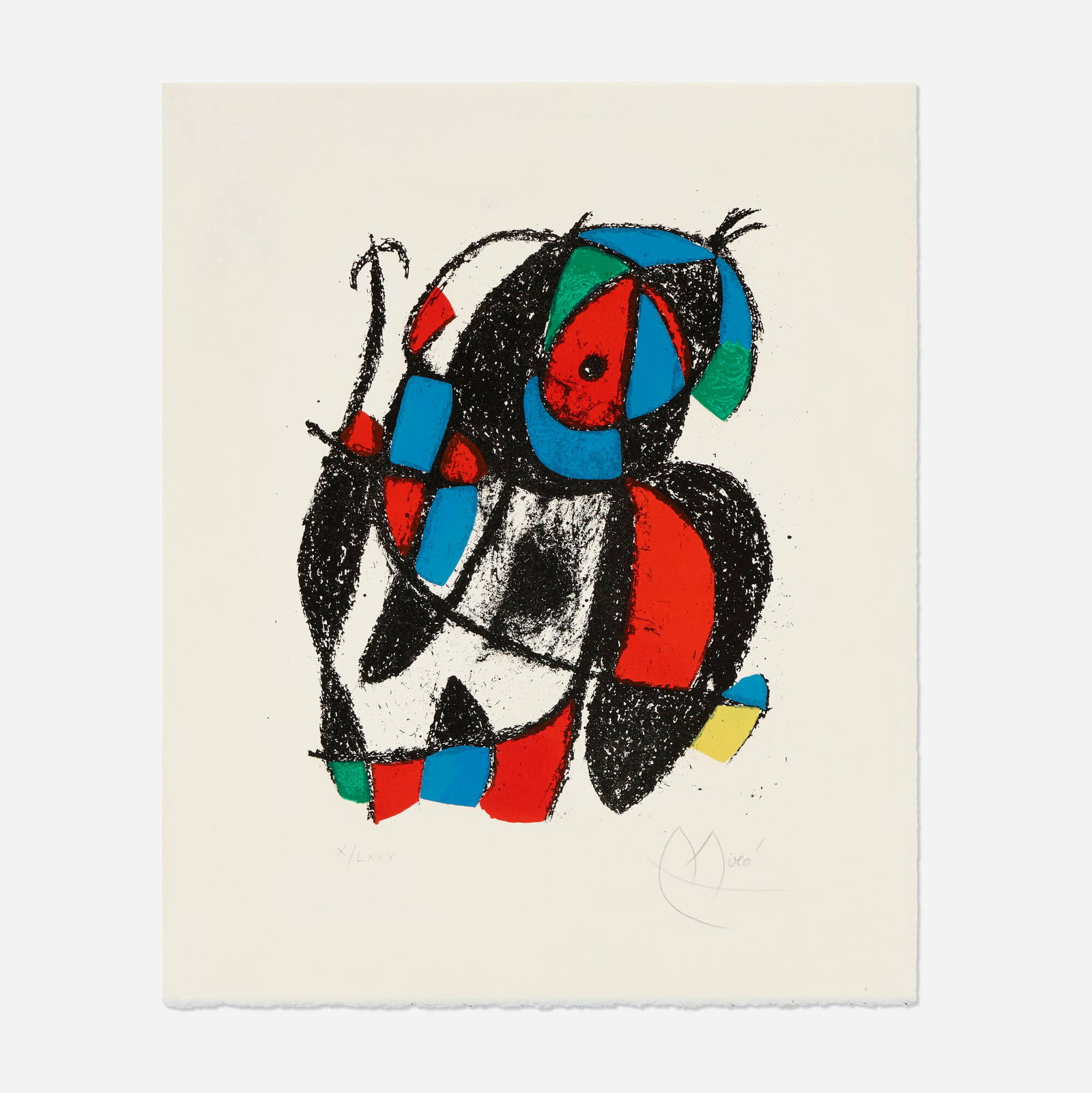 Joan Miro, Untitled (from Joan Miro Lithographe II portfolio) (1 of 2)