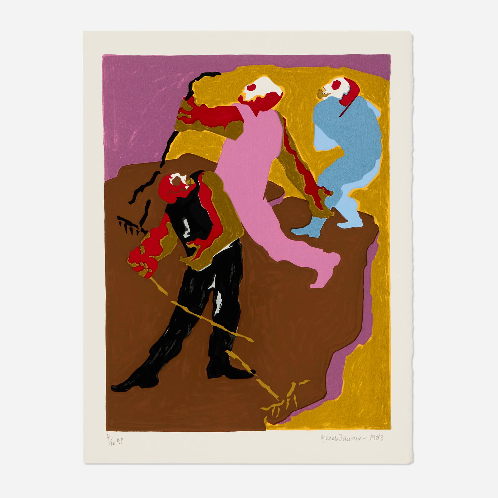 Jacob Lawrence, Untitled (from the Hiroshima portfolio) (1 of 2)