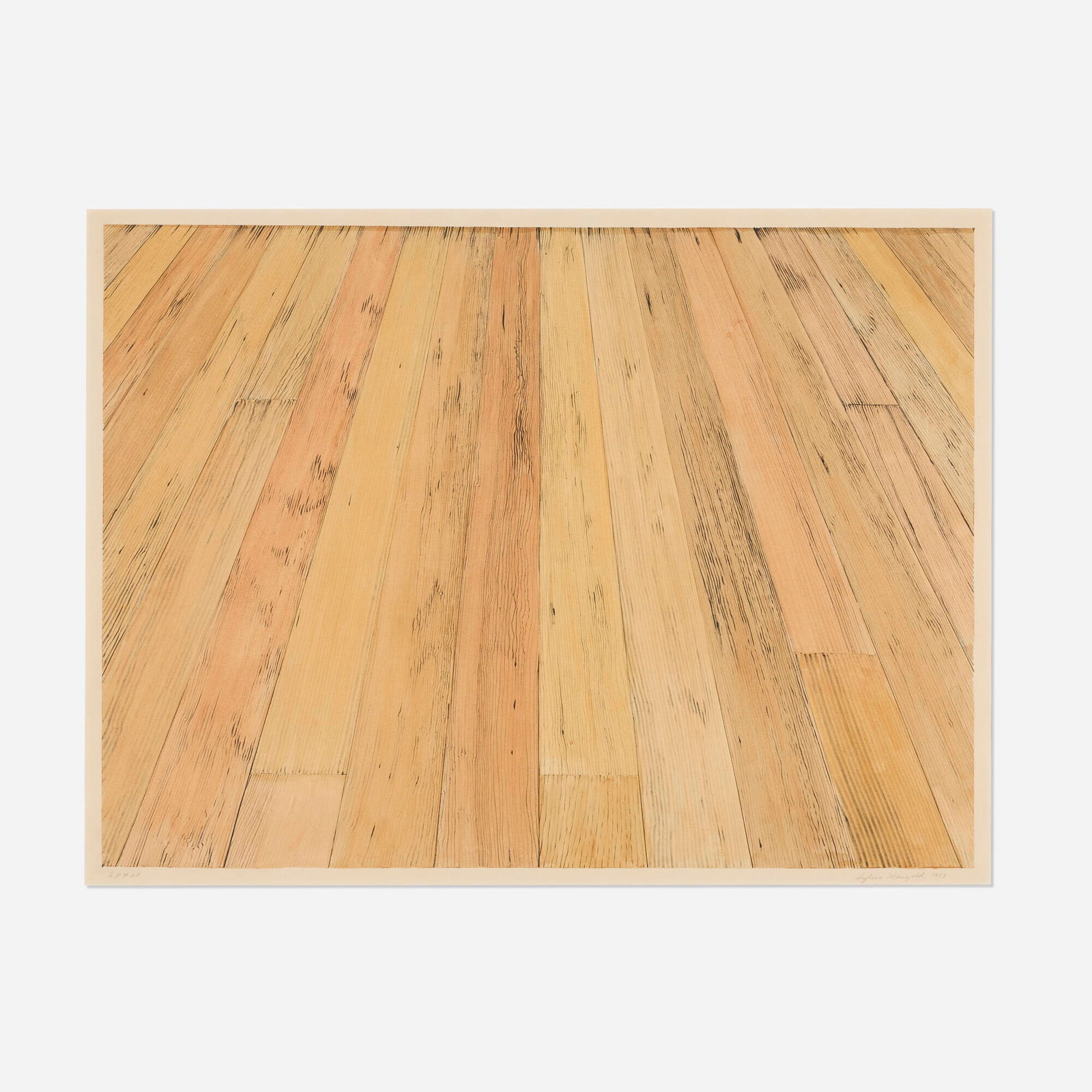 Sylvia Plimack Mangold, Floor I (1 of 3)