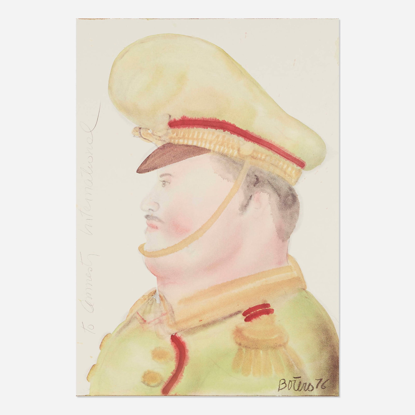 Fernando Botero, To Amnesty International (1 of 3)