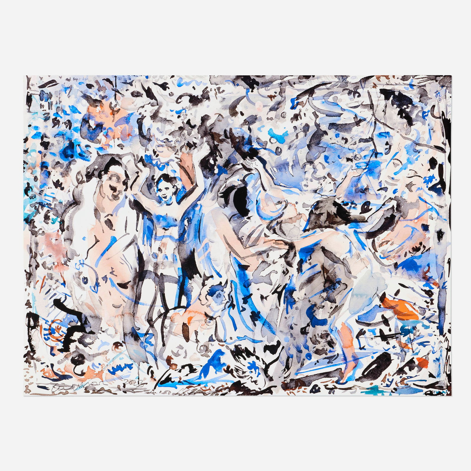 Cecily Brown, Love the Reeling Midnight Though (1 of 2)