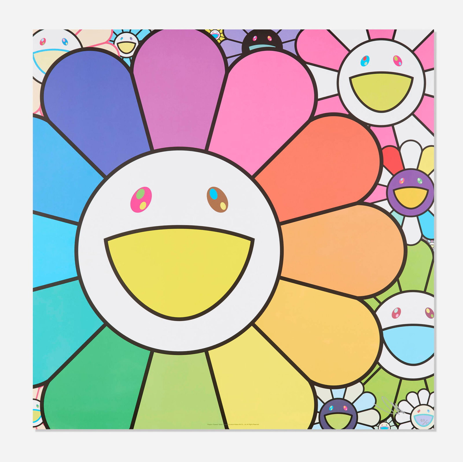 Takashi Murakami, Poppin' Flowers (1 of 2)