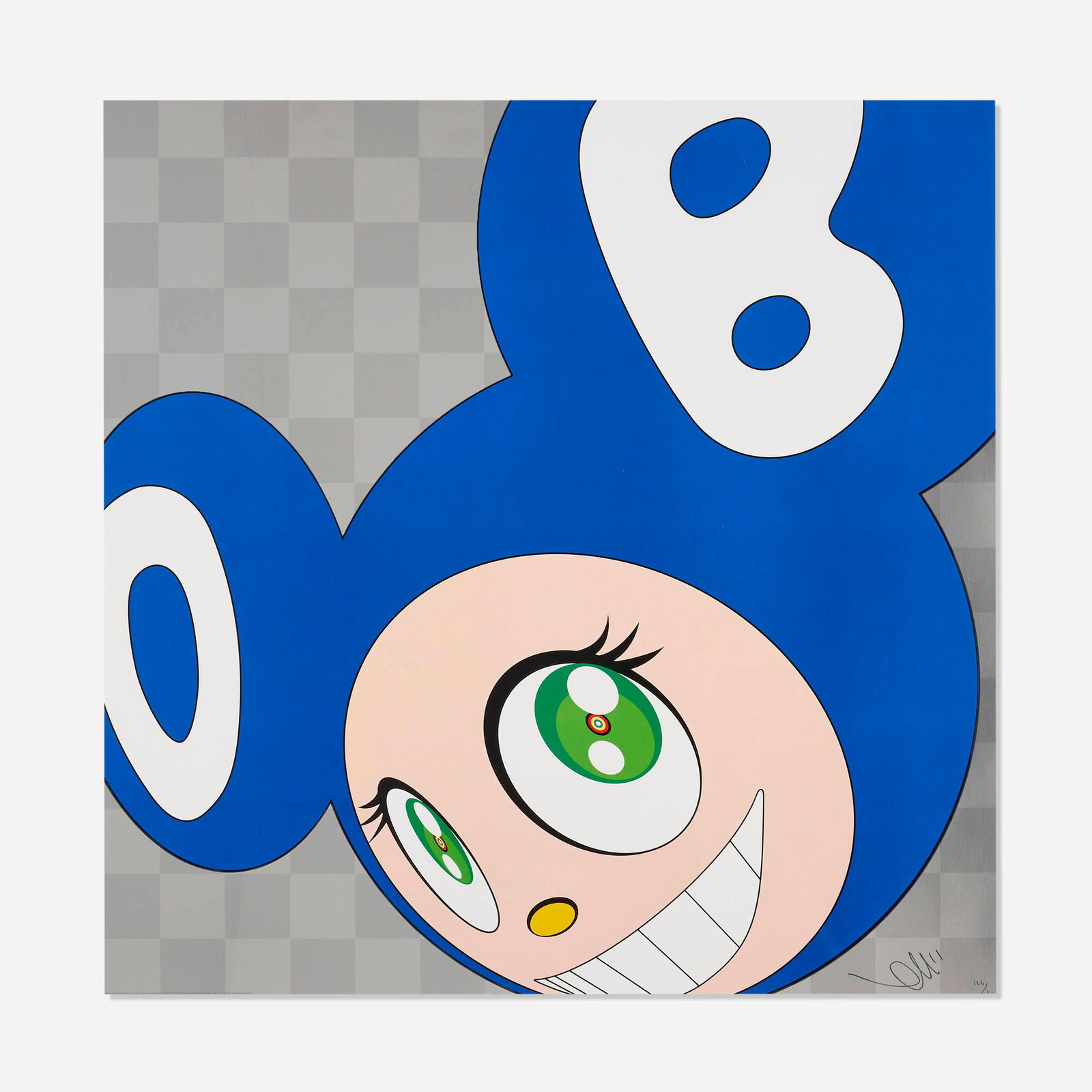 Takashi Murakami, And then and then and then and then and then (Blue) (1 of 3)