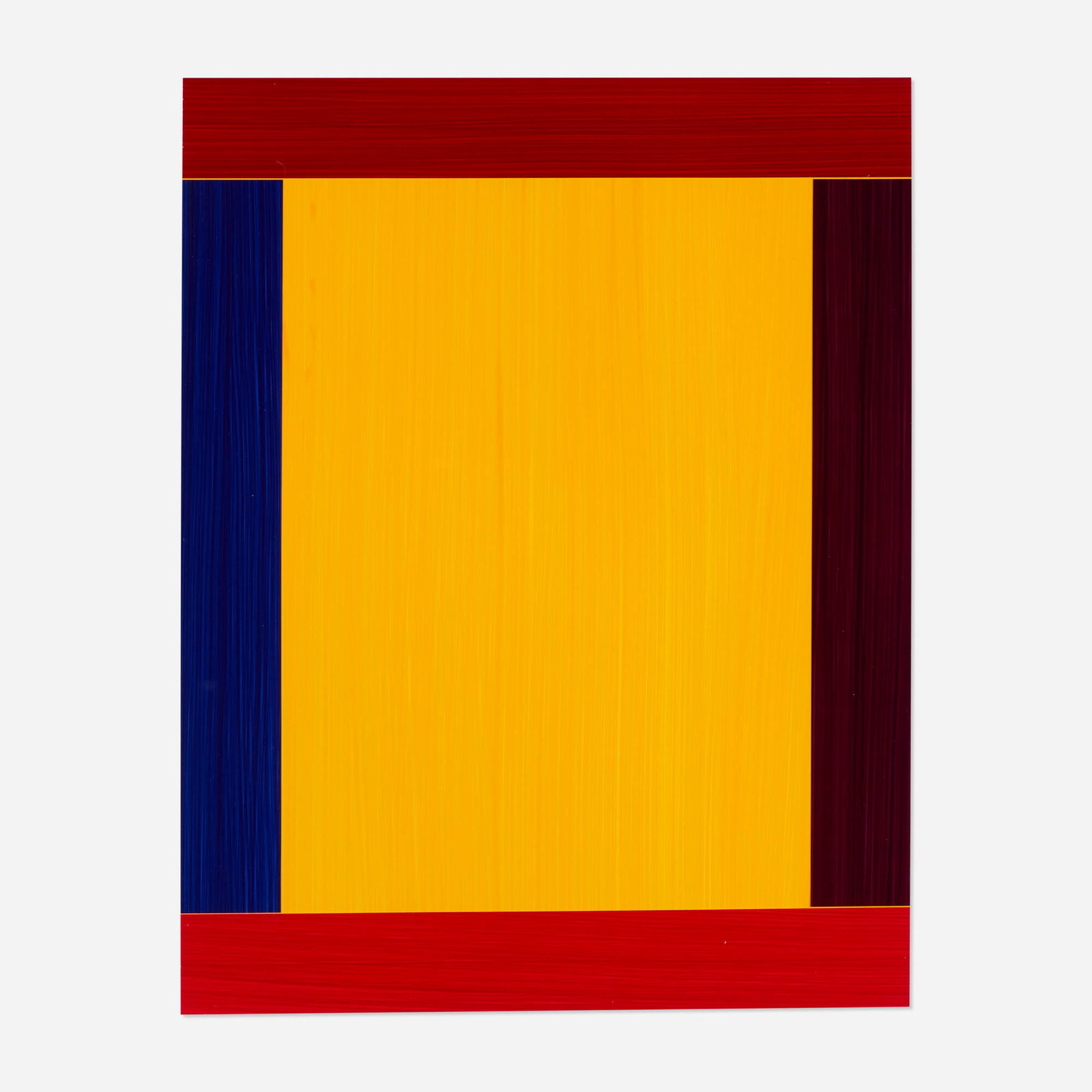 Imi Knoebel, Anima Mundi: Imi Knoebel Anima Mundi 2021 collage with acrylic on constructed plastic panels 18 h x 14 w in (46 x 36 cm) Signed, titled, dated, and numbered to verso 'Anima Mundi Imi Knoebel 2021