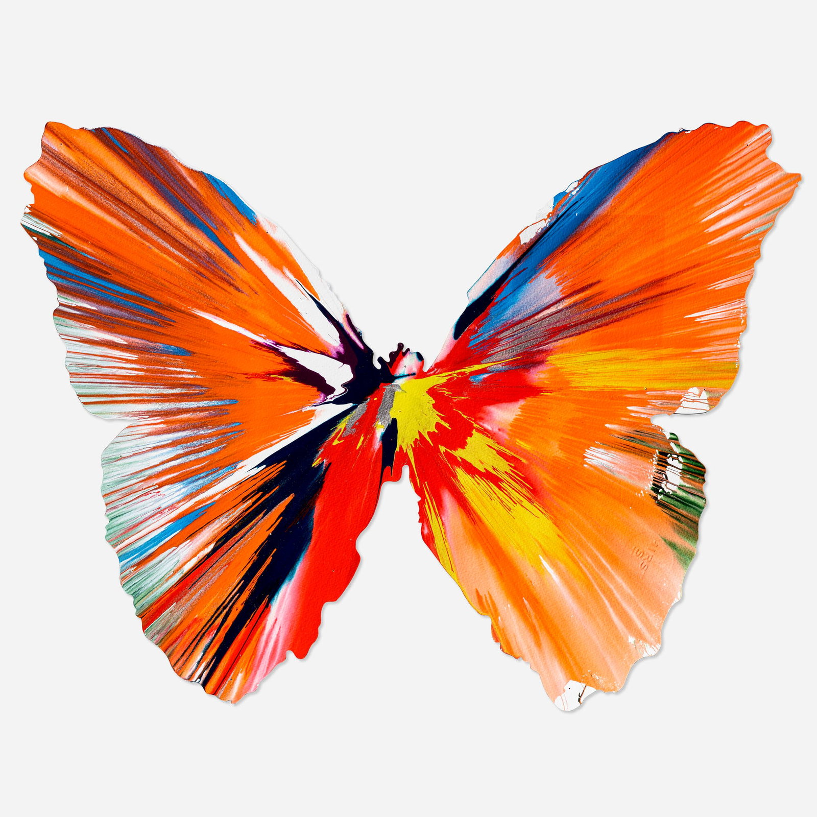 Damien Hirst, Butterfly Spin Painting (1 of 3)