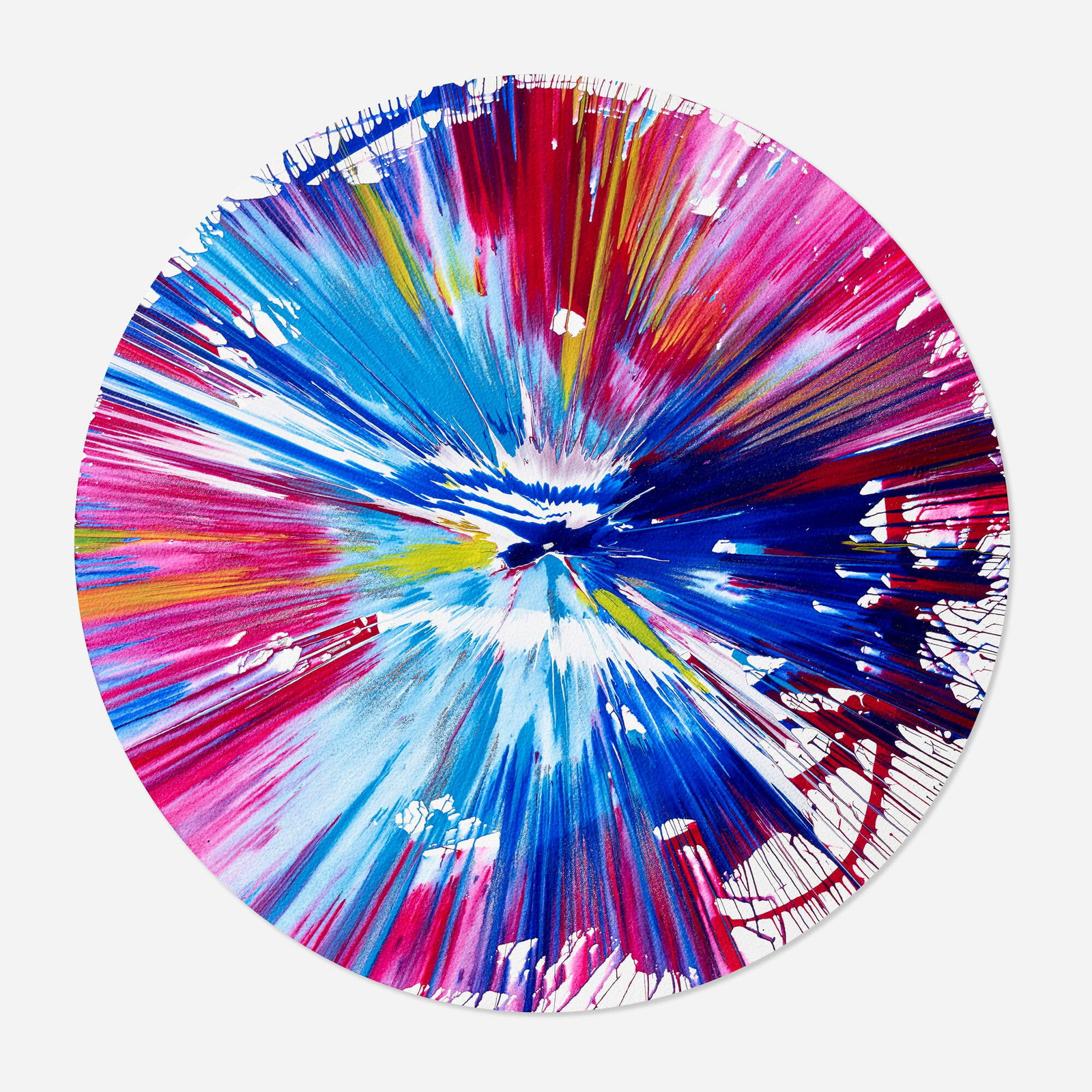 Damien Hirst, Circle Spin Painting (1 of 3)
