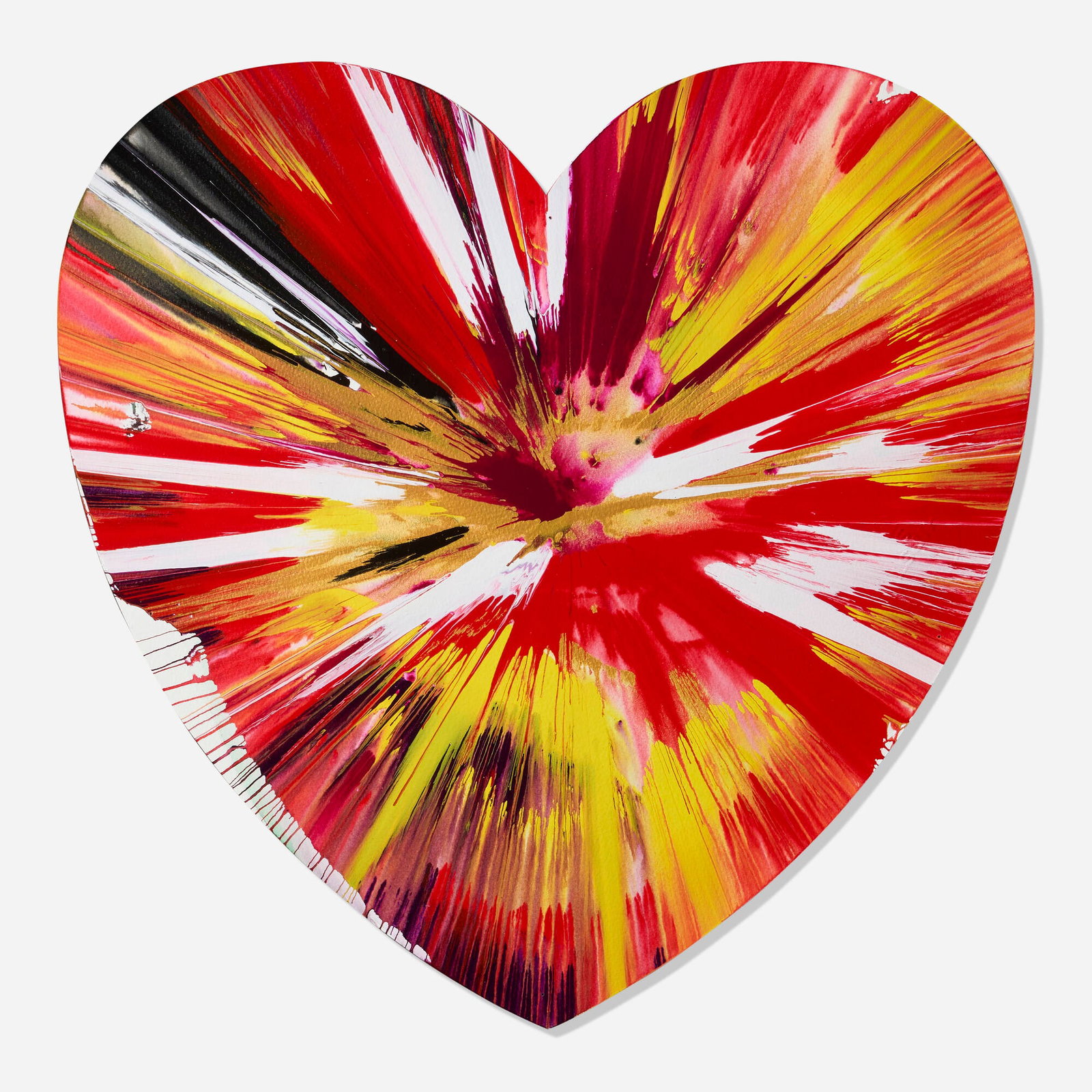 Damien Hirst, Heart Spin Painting (1 of 3)