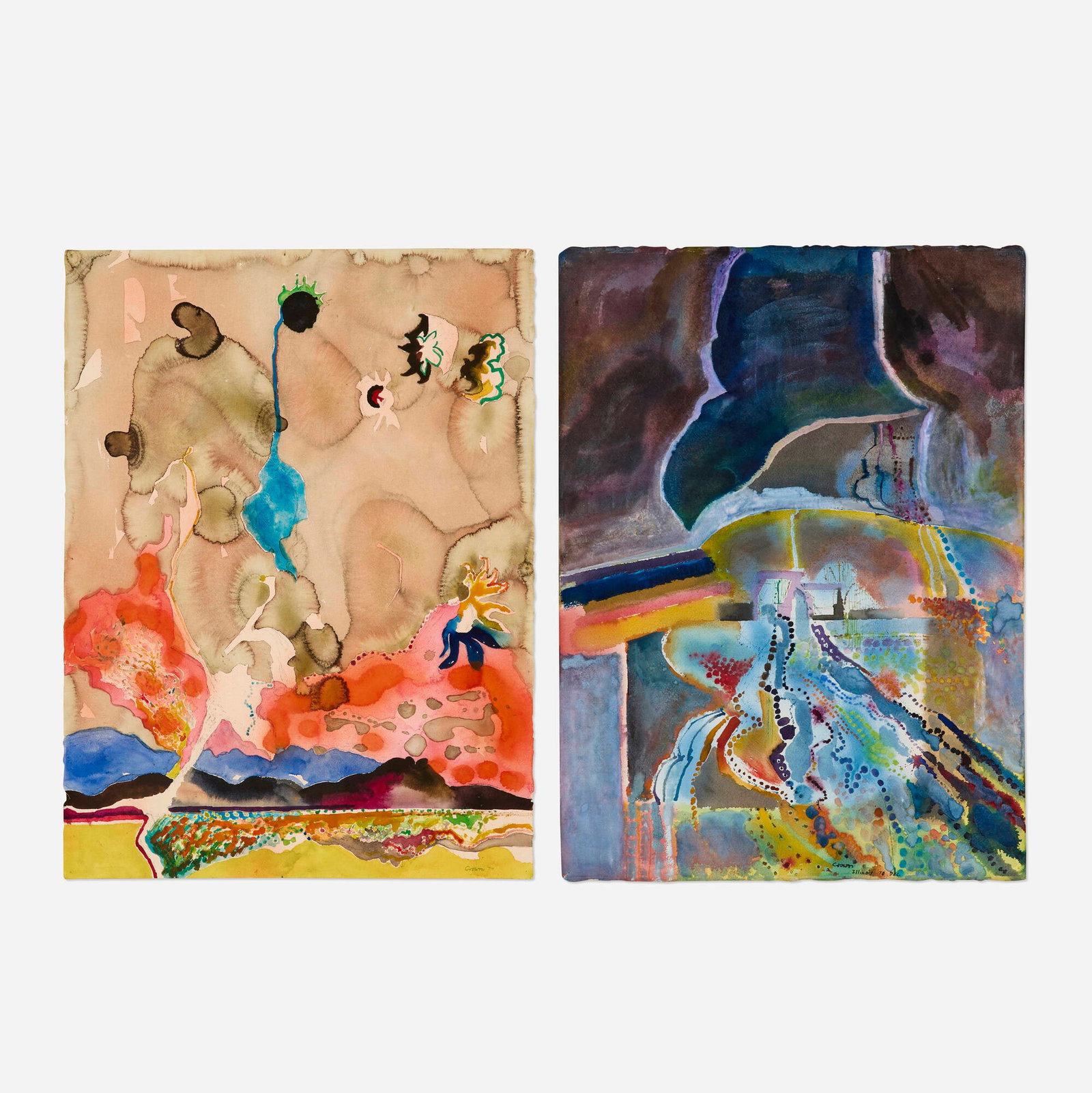 Keith Crown, Untitled (two works) (1 of 3)