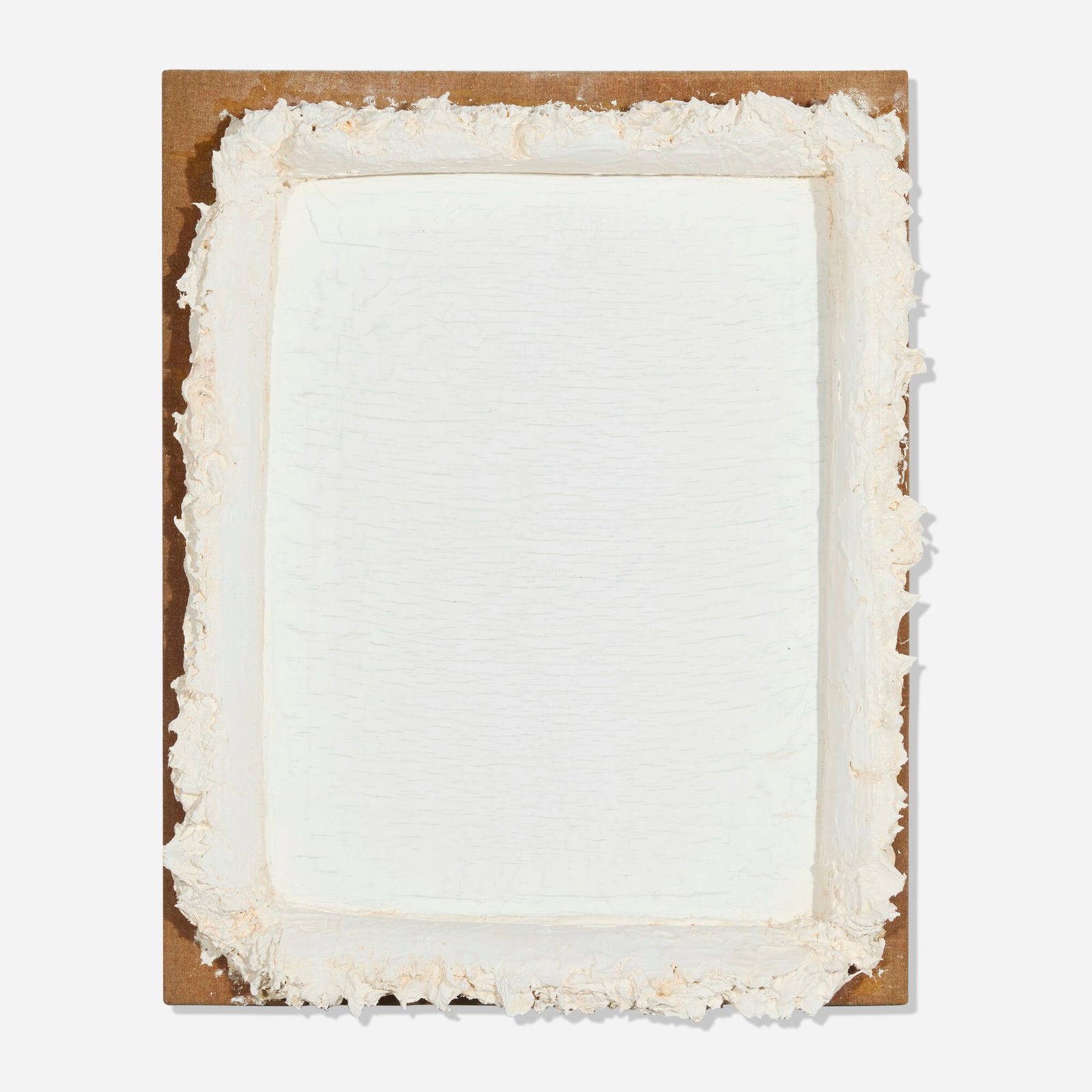 Andrew Dadson, White Restretch: Andrew Dadson White Restretch 2012 oil on linen 20 h x 16 w x 3.5 d in (51 x 41 x 9 cm) Signed and dated to verso 'ALD 2012'. Provenance: Galleria Franco Noero, Torino | Acquired from the