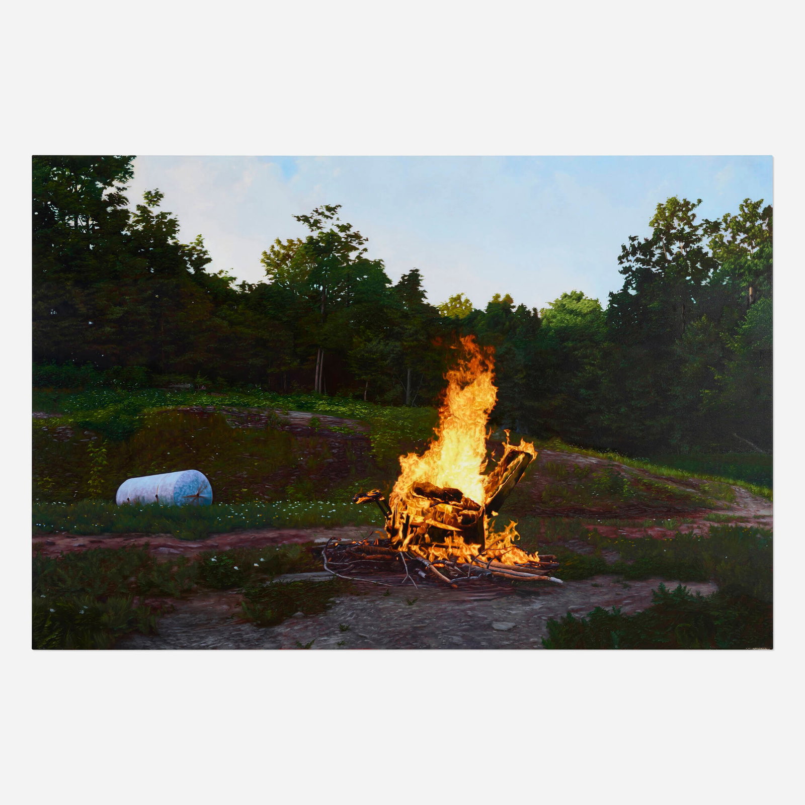 Justin McAllister, The Old Quarry: Justin McAllister The Old Quarry 2007 oil on canvas 40 h x 60 w in (102 x 152 cm) Signed, titled, and dated to stretcher bar verso 'The Old Quarry 2007 J McAllister'. P
