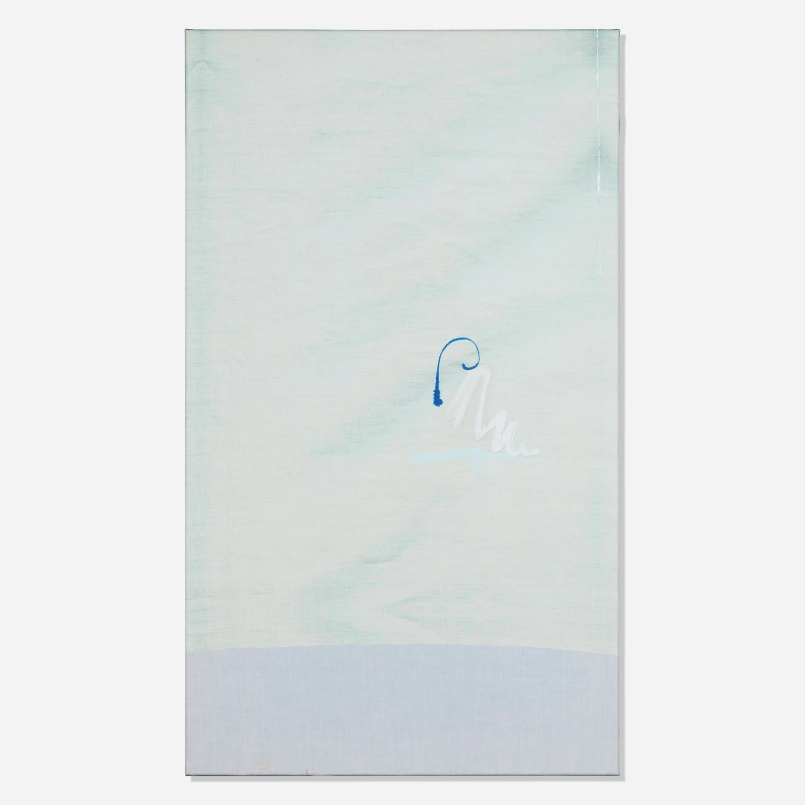 Marieta Chirulescu, Untitled: Marieta Chirulescu Untitled 2015 inkjet print and gouache on canvas 33.5 h x 19.5 w in (85 x 50 cm) Signed and dated to verso 'M. Chirulescu 2015'. This work will ship from Lambertville,
