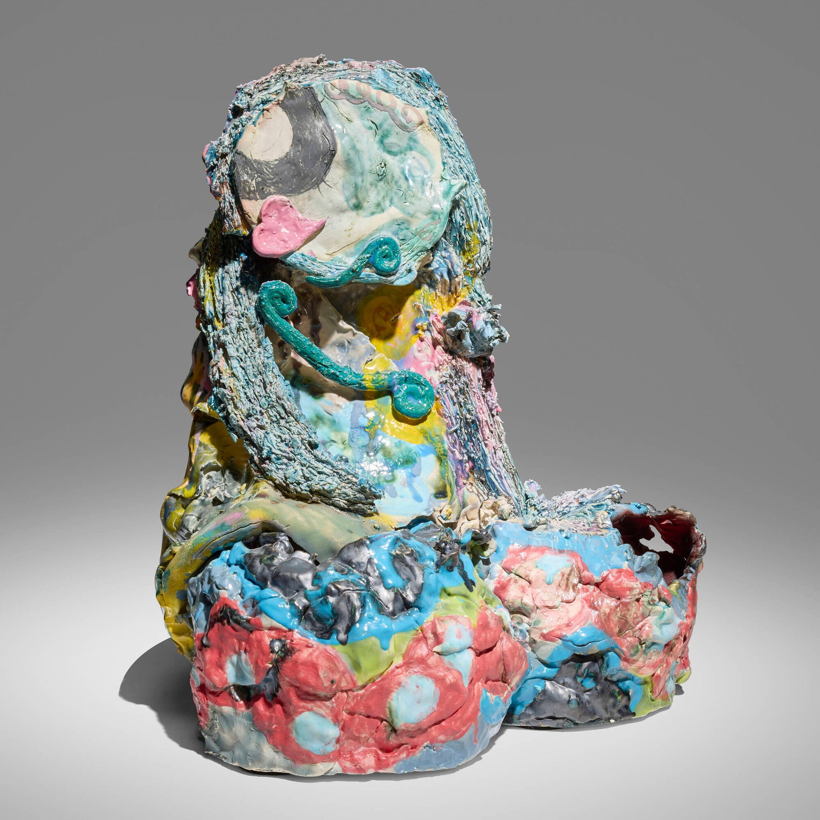 Narumi Nekpenekpen, Searching for Strawberry Field: Narumi Nekpenekpen Searching for Strawberry Field 2022 glazed porcelain 18.75 h x 15.5 w x 14 d in (48 x 39 x 36 cm) This work will ship from Los Angeles, California.