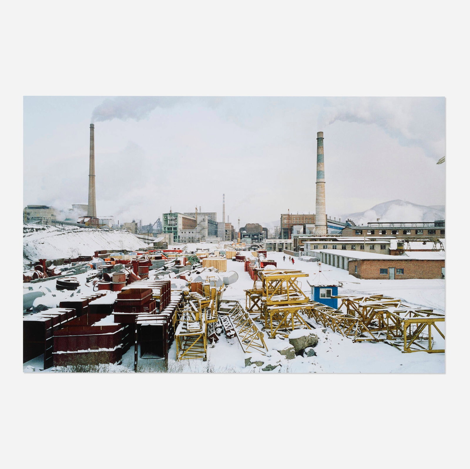 Ian Teh, New coal power station under construction, Tonghua, Jilin, China: Ian Teh New coal power station under construction, Tonghua, Jilin, China (from the Tainted Landscapes 1 series) 2007 digital pigment print mounted to dibond image: 25.75 h x 39.125 w in (65 x 99 cm)