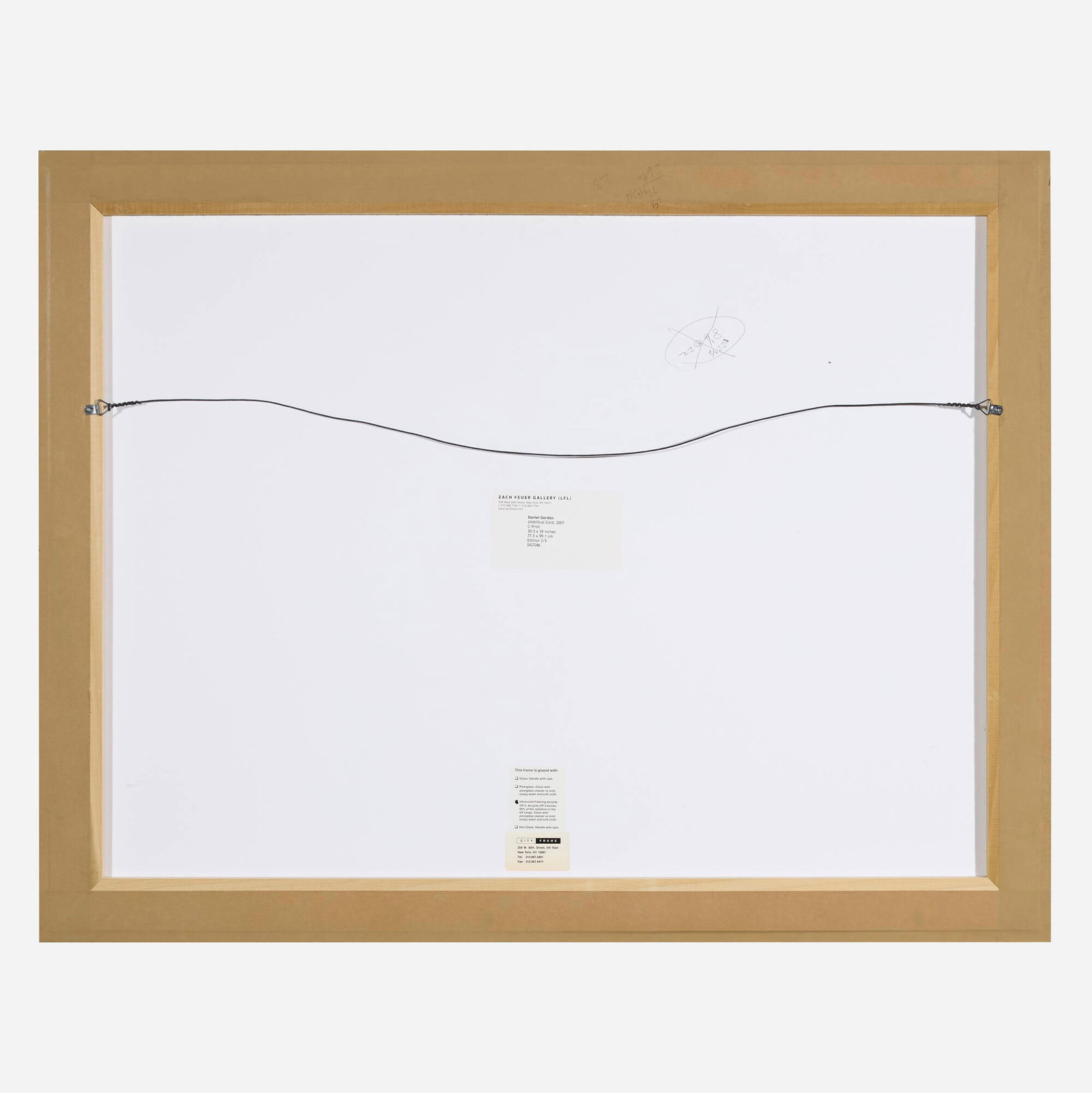Daniel Gordon, Umbilical Cord - 3