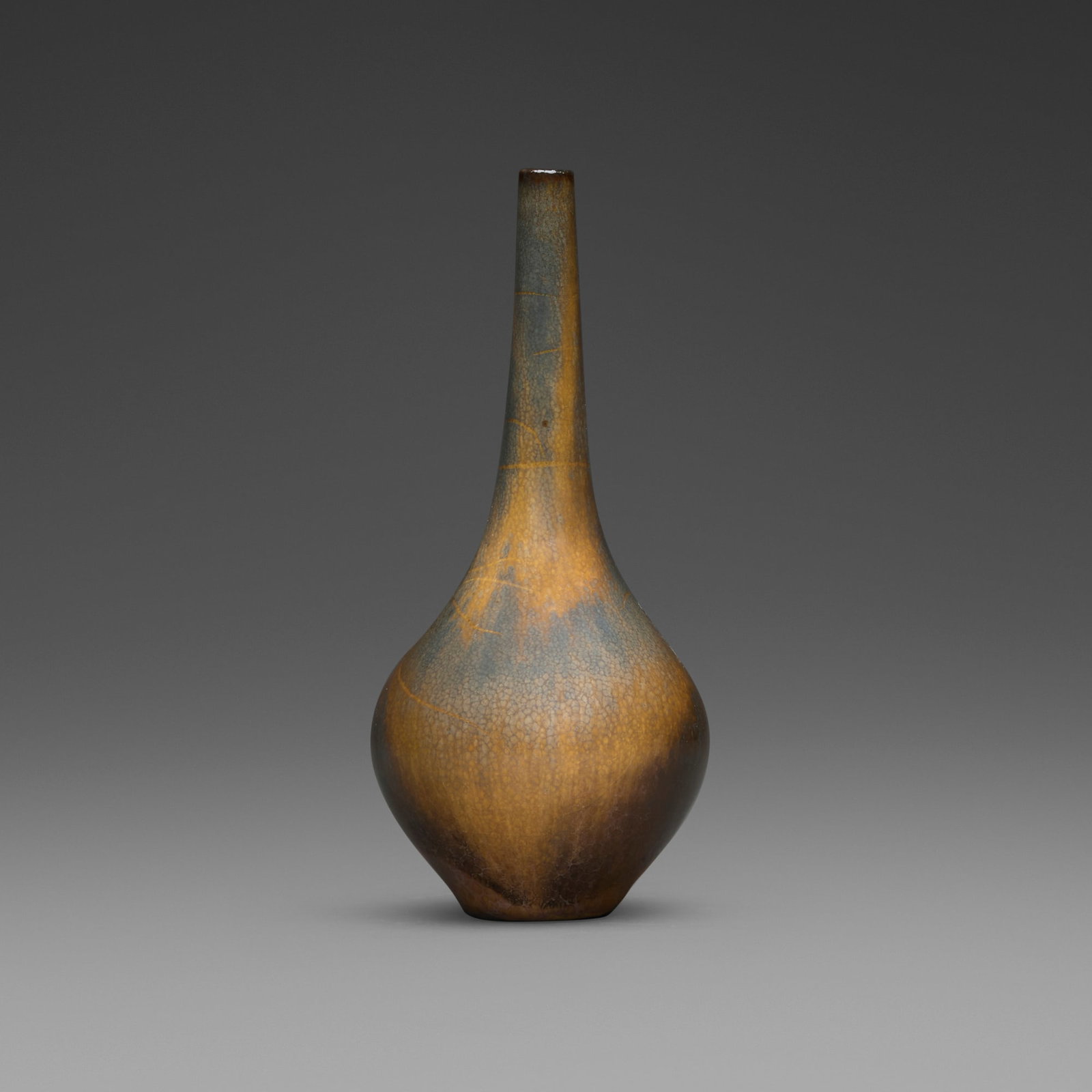 Gertrud and Otto Natzler, Small long-necked bottle (1 of 6)