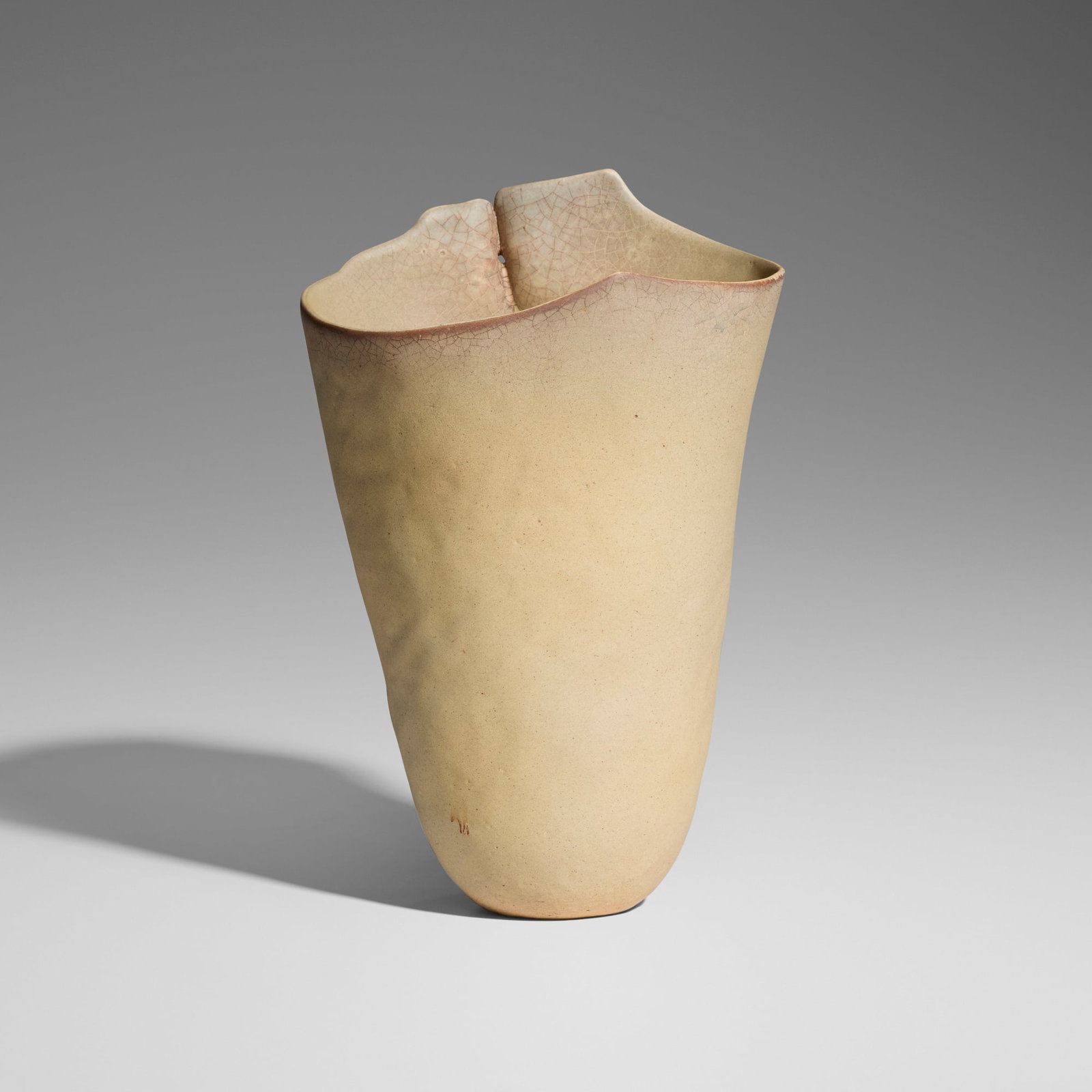 Richard DeVore, #600: Richard DeVore #600 c. 1990 glazed stoneware 12.5 h x 8 w x 7.5 d in (32 x 20 x 19 cm) Numbered to underside '600'. Provenance: Max Protetch, New York | Private Collection, Tulsa This work will ship
