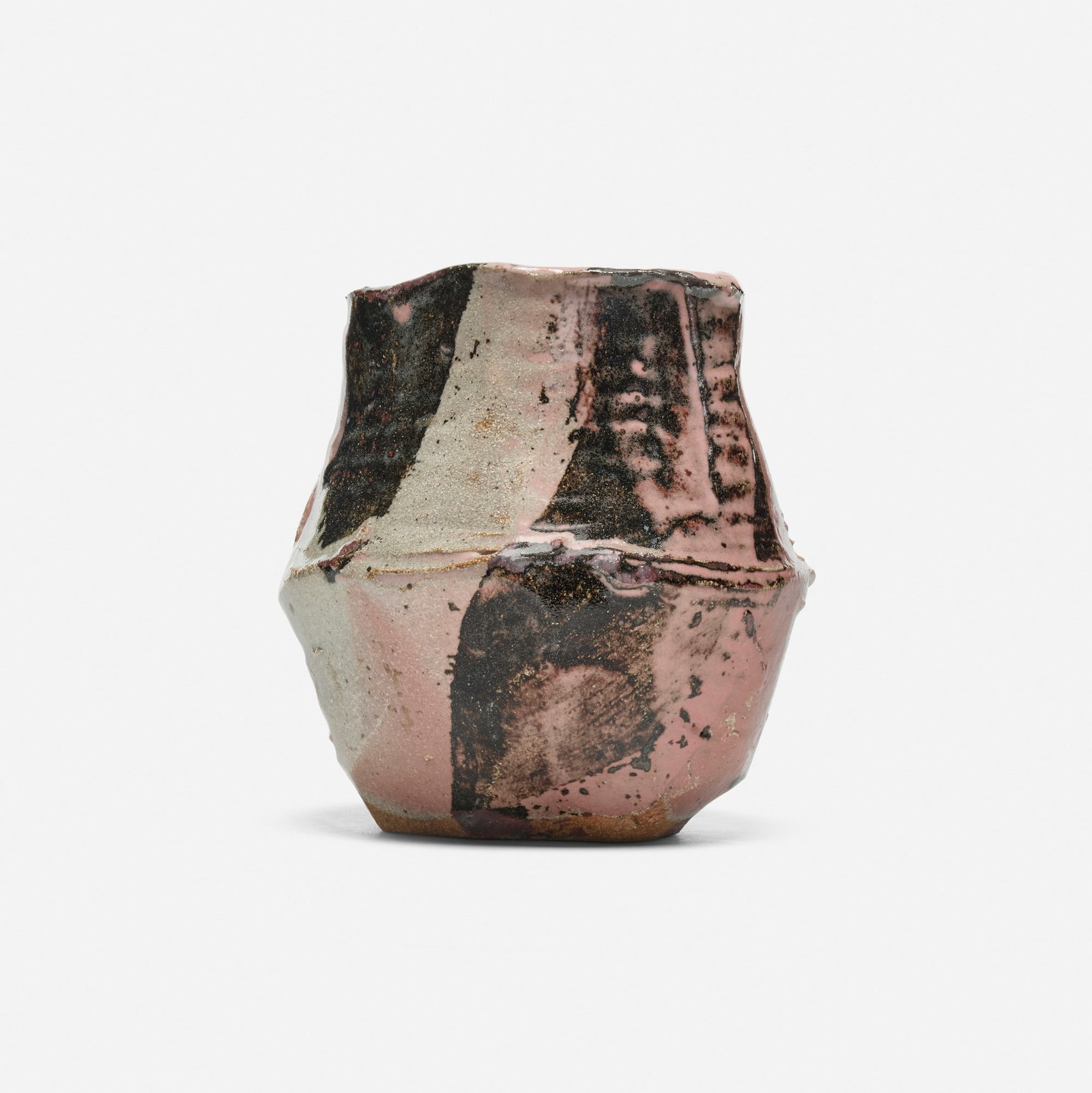 John Mason, Early vase: John Mason Early vase 1956 glazed stoneware 7.25 h x 7.25 w x 7.25 d in (18 x 18 x 18 cm) Signed to underside 'Mason'. Provenance: Private Collection, Californ