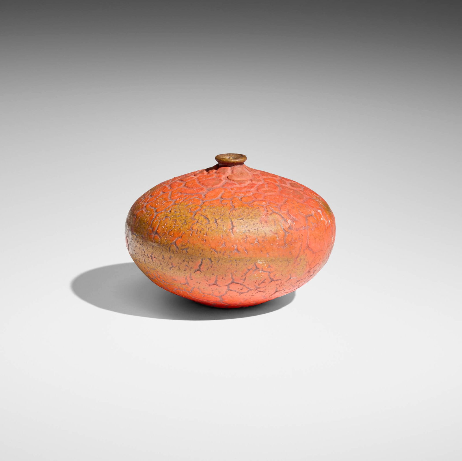 Doyle Lane, Weed pot: Doyle Lane Weed pot c. 1960-1978 glazed earthenware 2.875 h x 3.825 dia in (7 x 10 cm) Incised signature to underside 'Lane'. Provenance: Private Collection, Los Angeles This work will ship