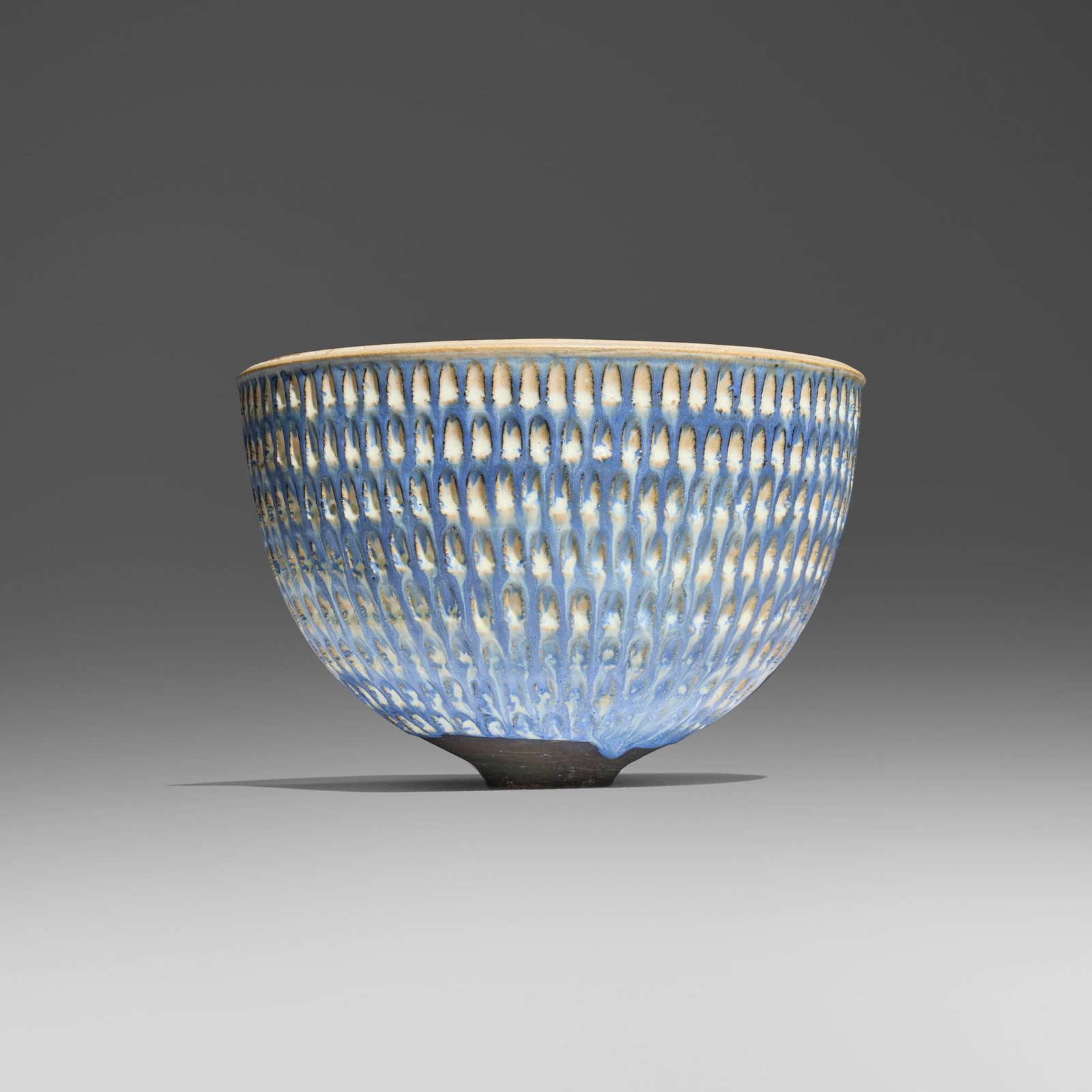 Doyle Lane, Bowl: Doyle Lane Bowl c. 1960-1978 glazed earthenware 6 h x 9.25 dia in (15 x 23 cm) Incised signature to underside 'Lane'. Provenance: Private Collection, Los Angeles This work will ship from
