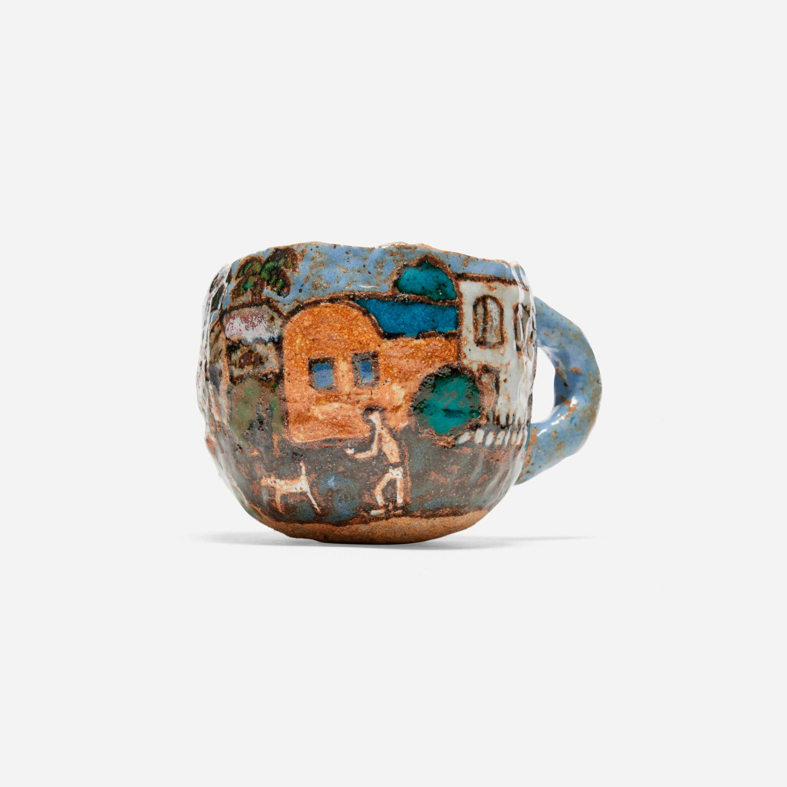 Magdalena Suarez Frimkess, Venice cup: Magdalena Suarez Frimkess Venice cup Venezuela, 2010 glazed earthenware 3.75 h x 6 w x 4.25 d in (10 x 15 x 11 cm) Glazed signature and date to underside 'Magdalena 4-2010'. This work will ship from