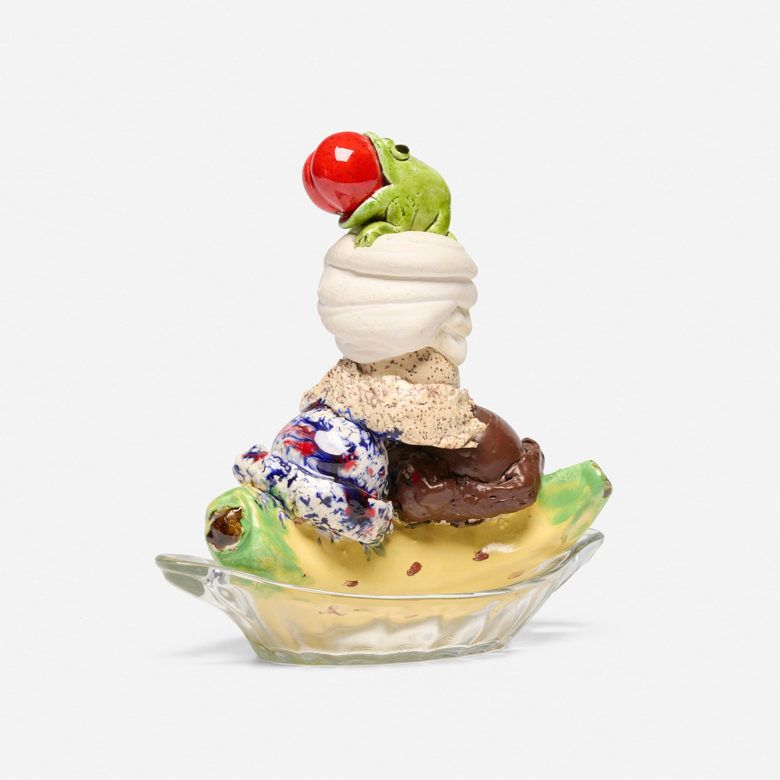 David Gilhooly, Frog Banana Split Sundae (1 of 5)