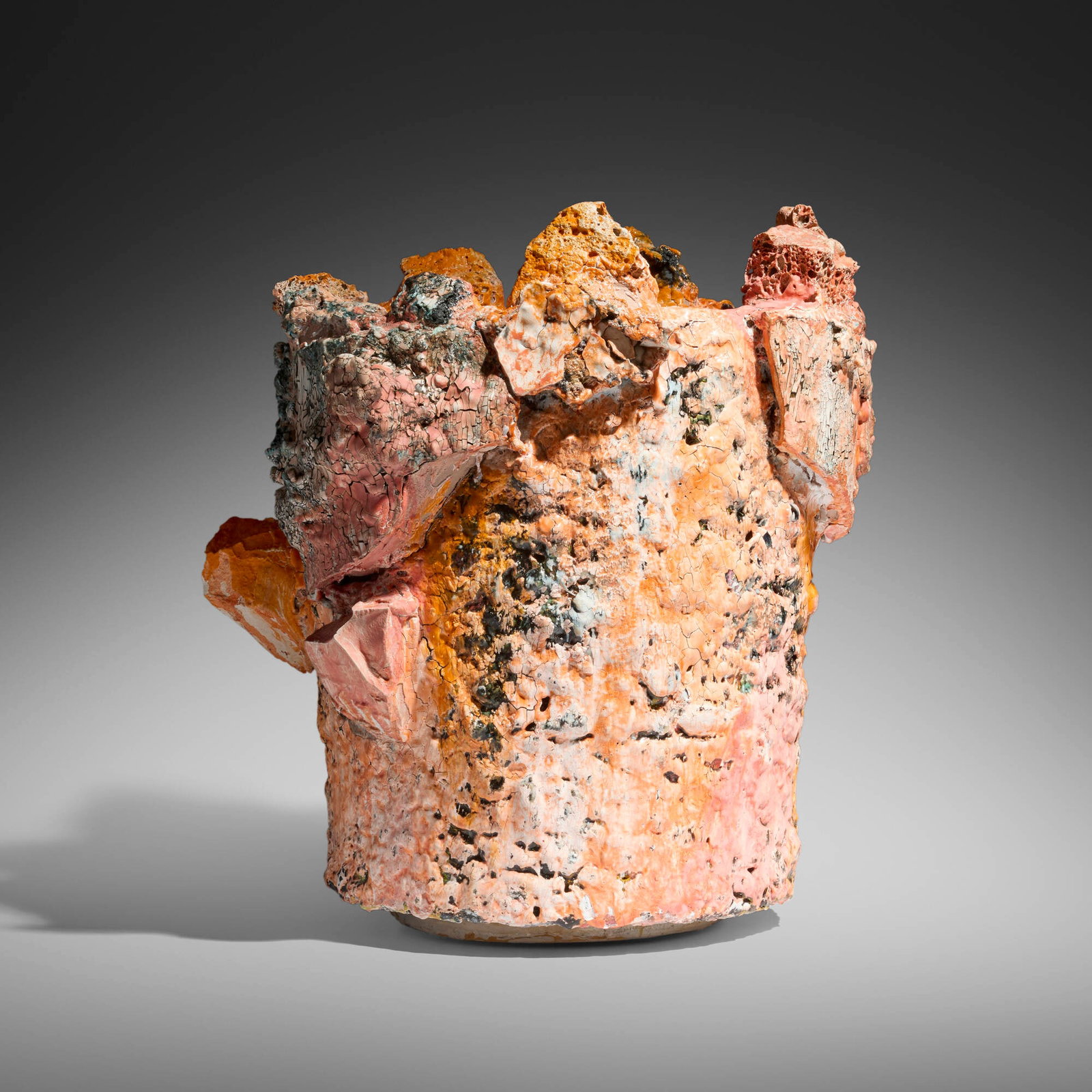 Tony Marsh, Untitled from the Seismos series: Tony Marsh Untitled from the Seismos series 2019-2020 glazed earthenware 18 h x 18 w x 17.25 d in (46 x 46 x 44 cm) Provenance: Private Collection This work will ship from Lambertville, New Jersey.
