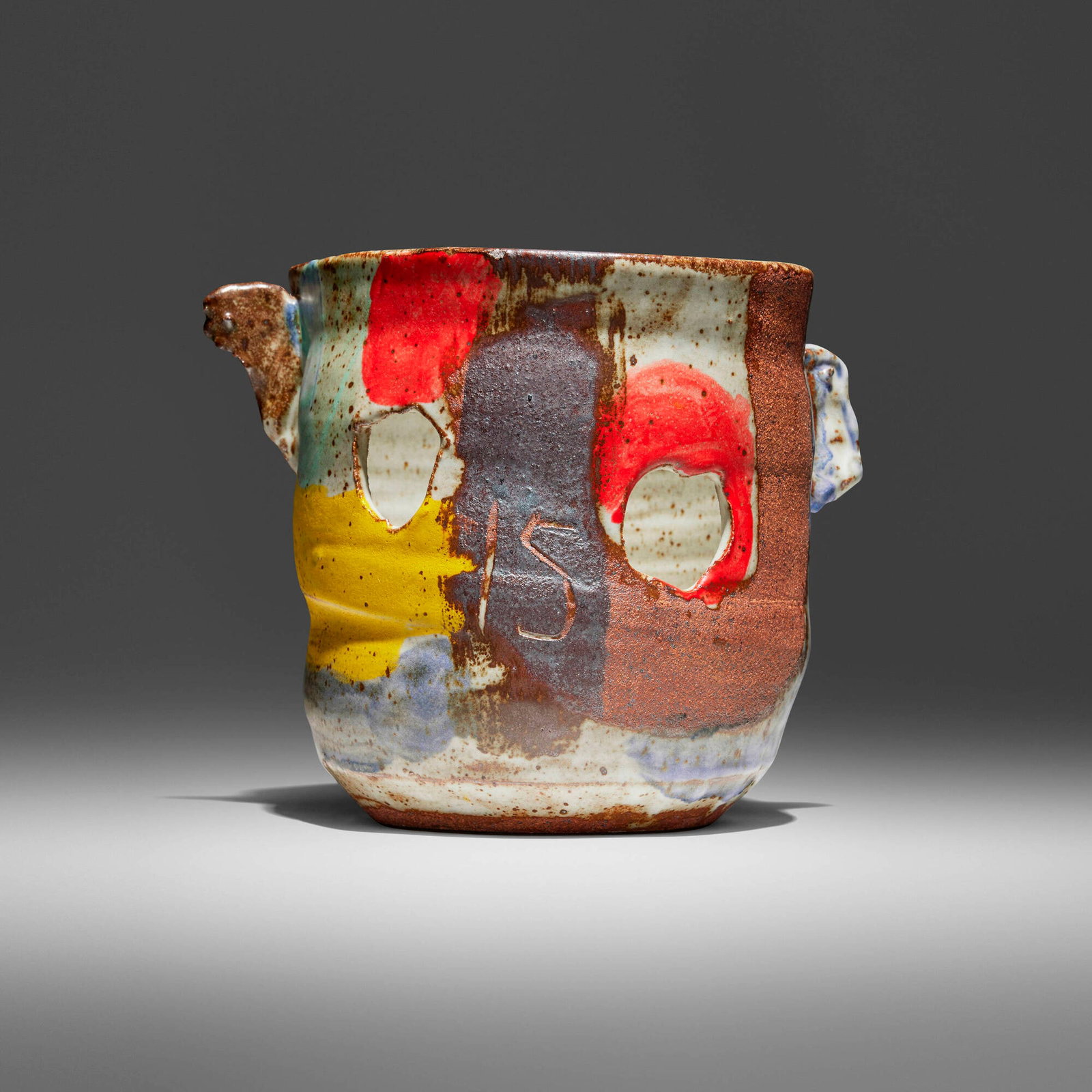 Roger Herman, Untitled: Roger Herman Untitled Germany/USA, 2015 glazed stoneware 8 h x 9.5 w x 7.5 d in (20 x 24 x 19 cm) Signed and dated to underside 'RH15'. This work will ship from Los Angeles, California.
