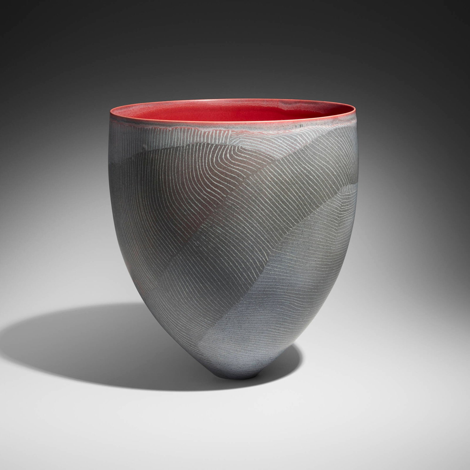 Pippin Drysdale, Tanami Trace Series VI: Pippin Drysdale Tanami Trace Series VI 2009 glazed porcelain 13.875 h x 12.625 dia in (35 x 32 cm) Incised signature and date to underside 'Pippin Drysdale 2009 TTSVI'. Provenance: Private Collection