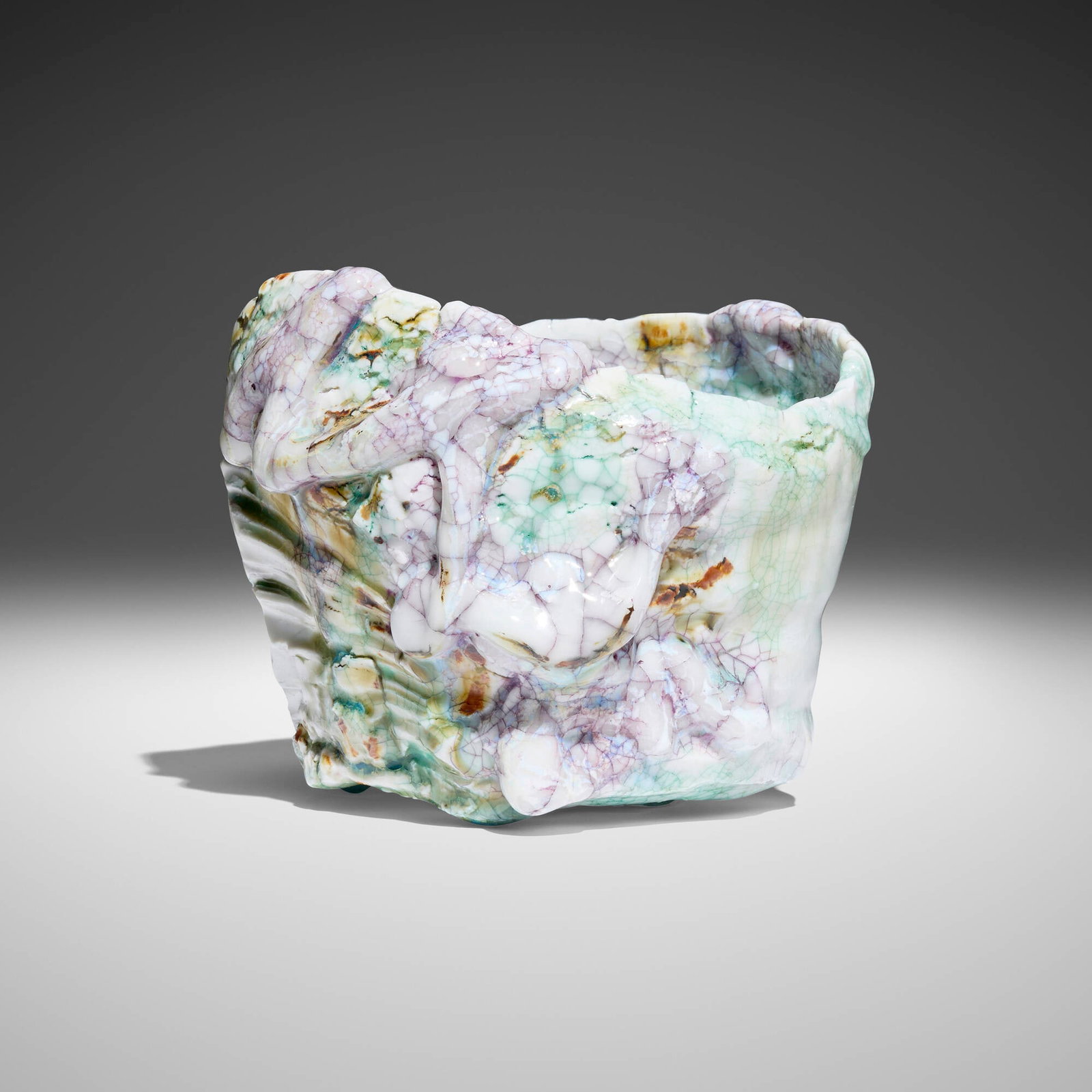 Kodai Ujiie, Urushi Chawan: Kodai Ujiie Urushi Chawan 2021 glazed porcelain, lacquer 5.25 h x 6 dia in (13 x 15 cm) Sold with original signed artist's box (tomobako). Provenance: Memorys Gallery, Setagaya, Japan | Private