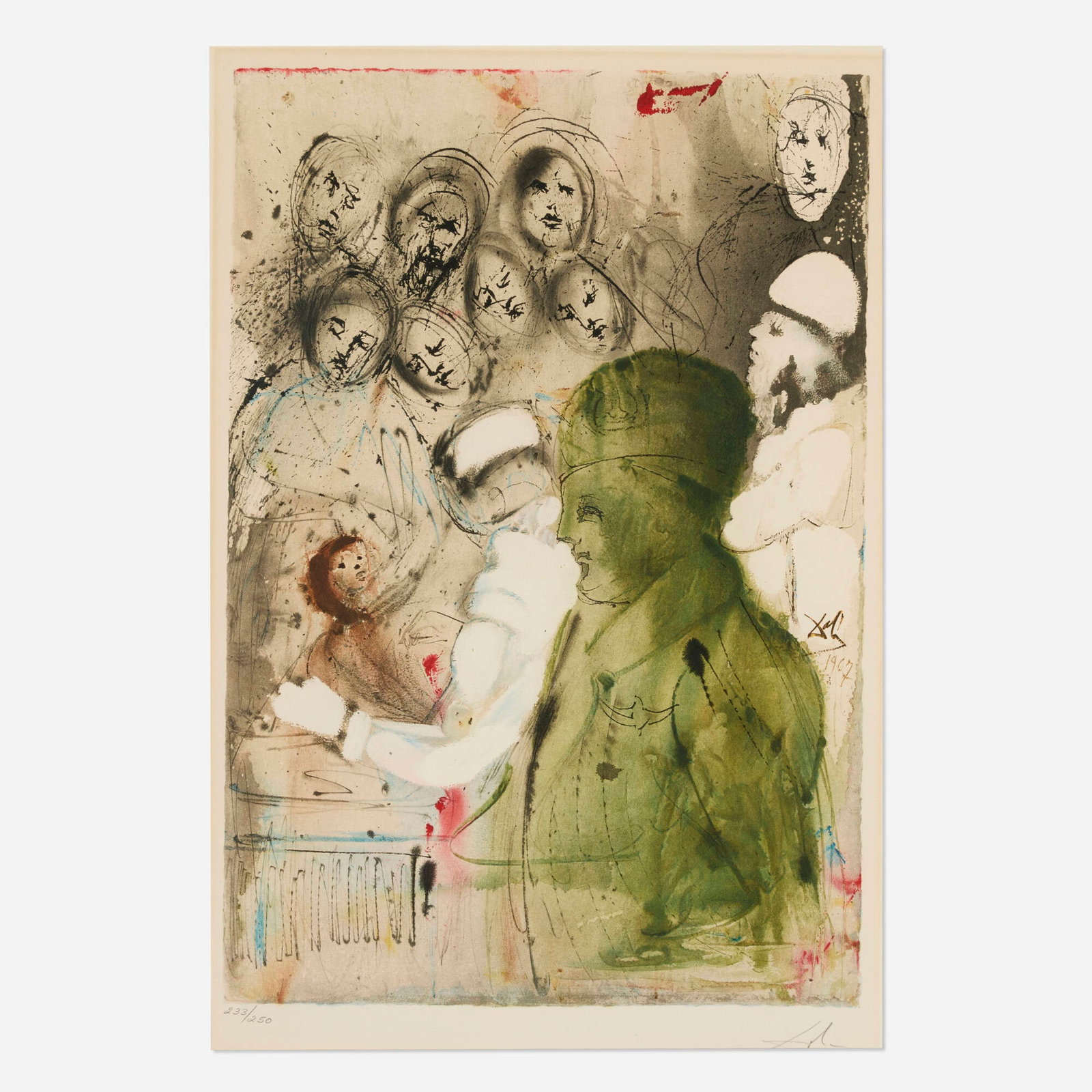 Salvador Dali, Covenant Eternal: Circumcision (from the Aliyah portfolio) (1 of 3)