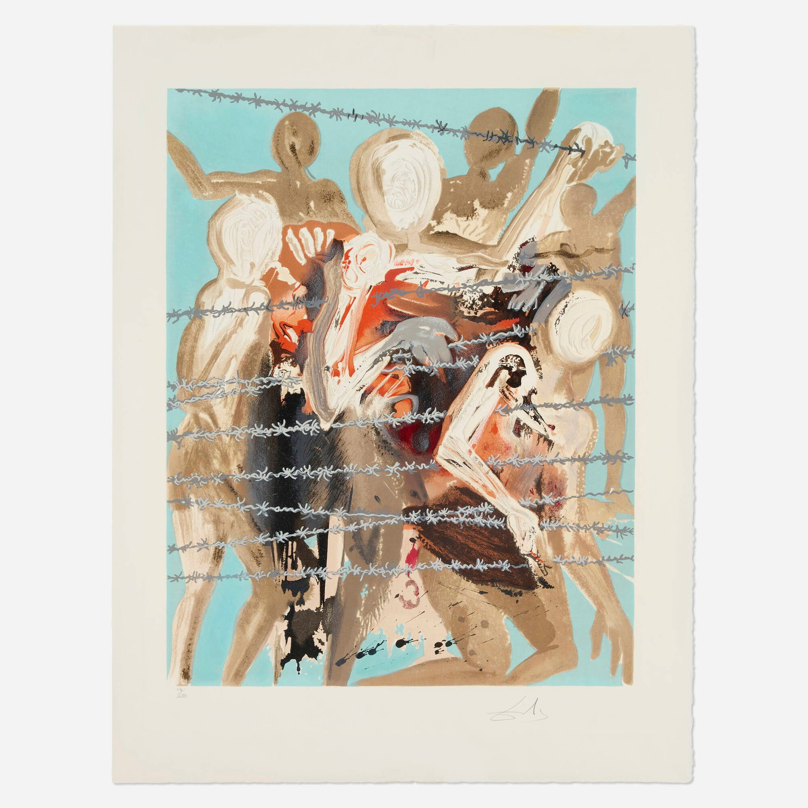 Salvador Dali, La tierra viene a la vida (from the Aliyah portfolio) (1 of 2)