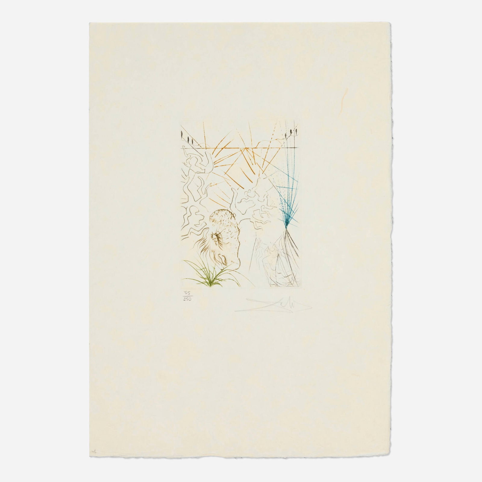 Salvador Dali, The Merry Wives of Windsor (from the Shakespeare II portfolio) (1 of 2)