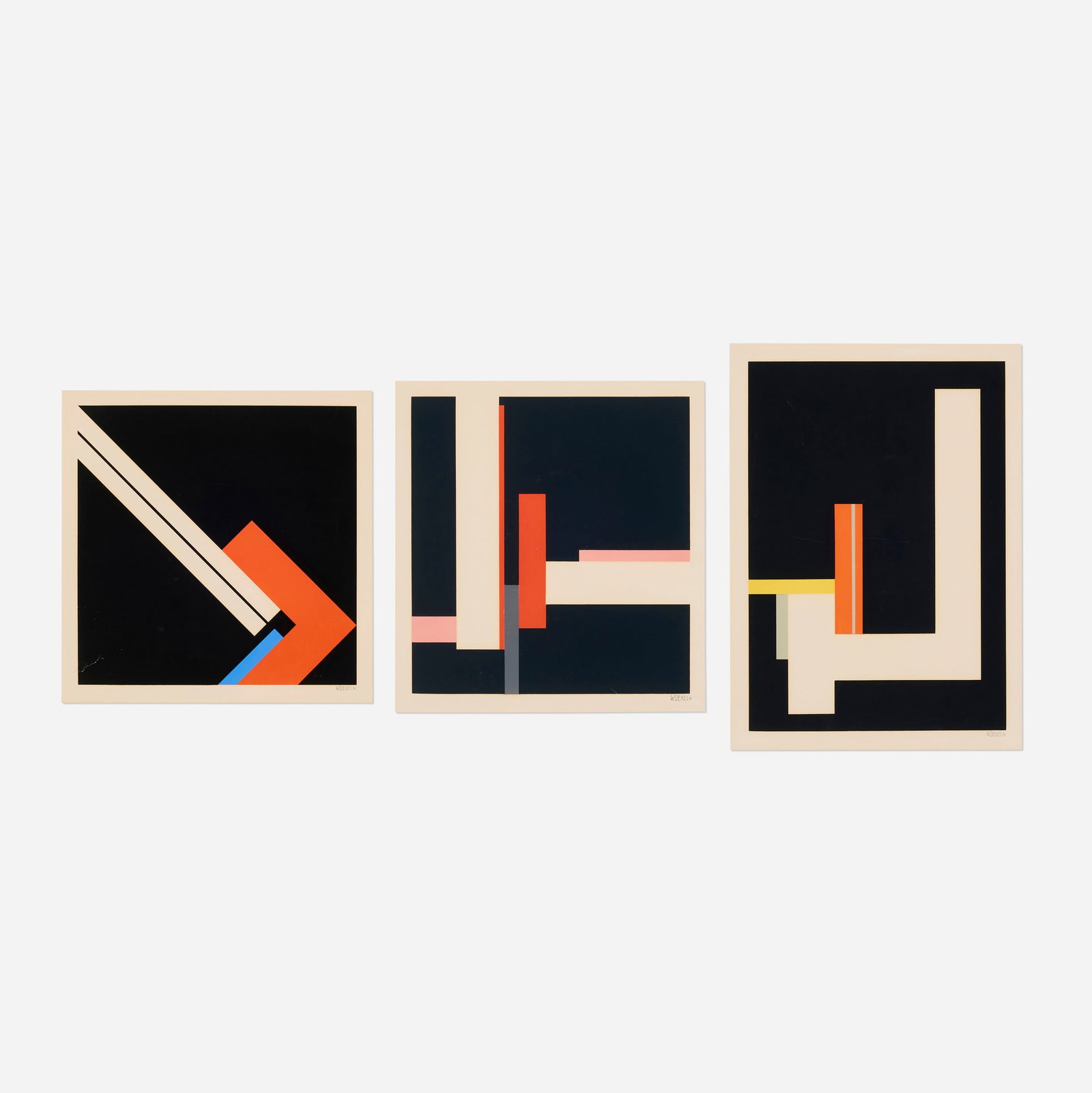 Walter Dexel, Three works from Portfolio 1 (1 of 2)