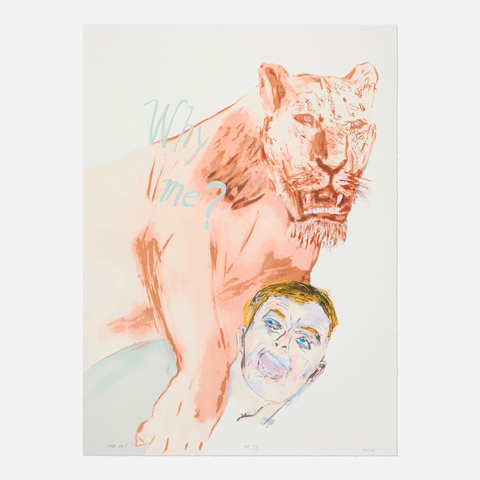 Leon Golub, Why Me? (from the Exit 99 portfolio) (1 of 2)