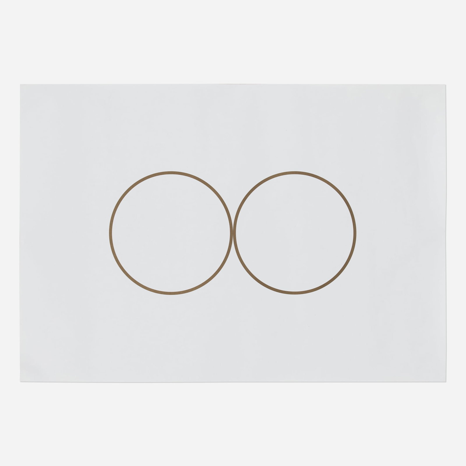Felix Gonzales-Torres, Untitled (Double Portrait): Felix Gonzales-Torres Untitled (Double Portrait) 1991 screenprint 39.25 h x 27.5 w in (100 x 70 cm) This work will ship from Chicago, Illinois.