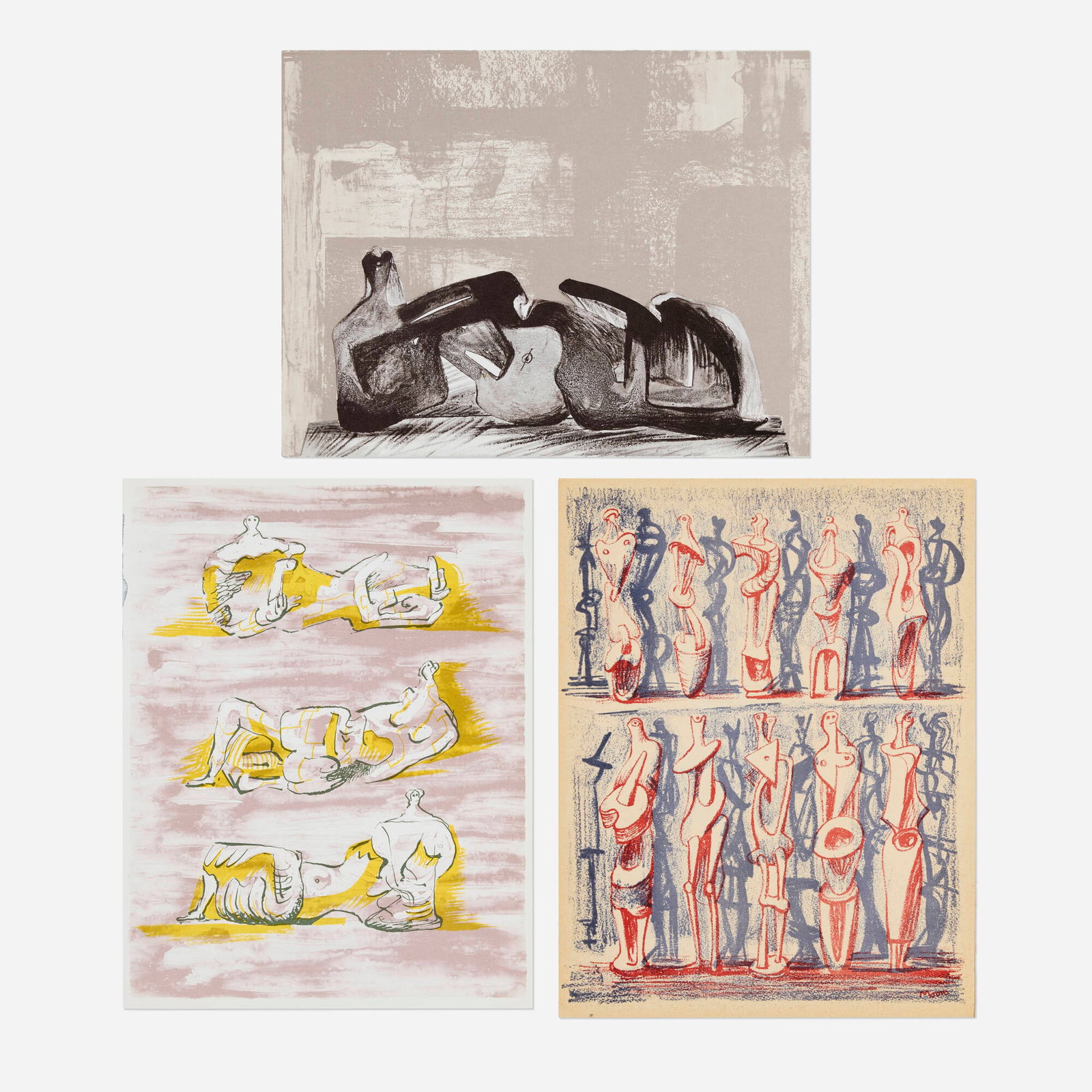 Henry Moore, Three works for XXe Siecle (1 of 1)