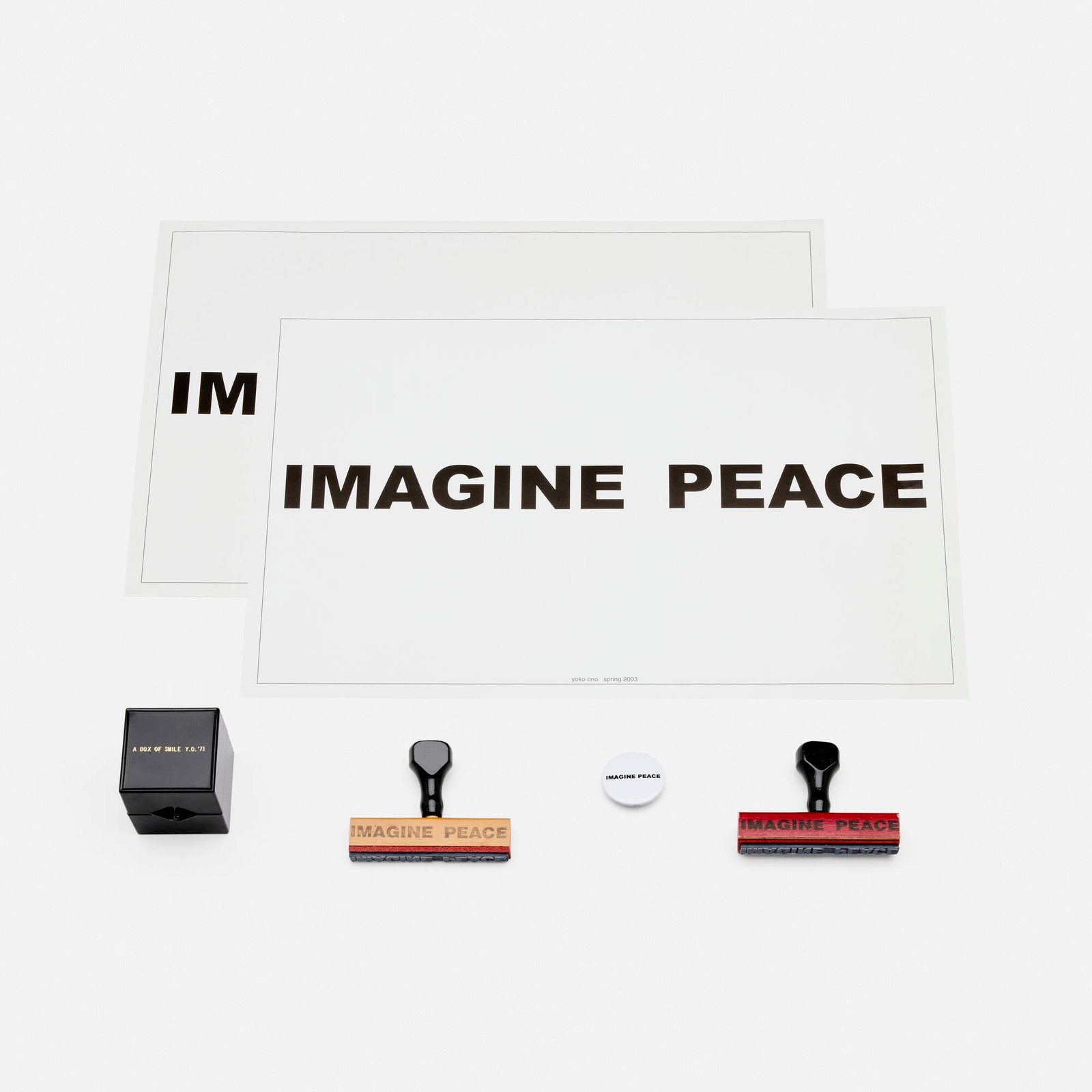 Yoko Ono, A Box of Smile and collection of ephemera (1 of 3)