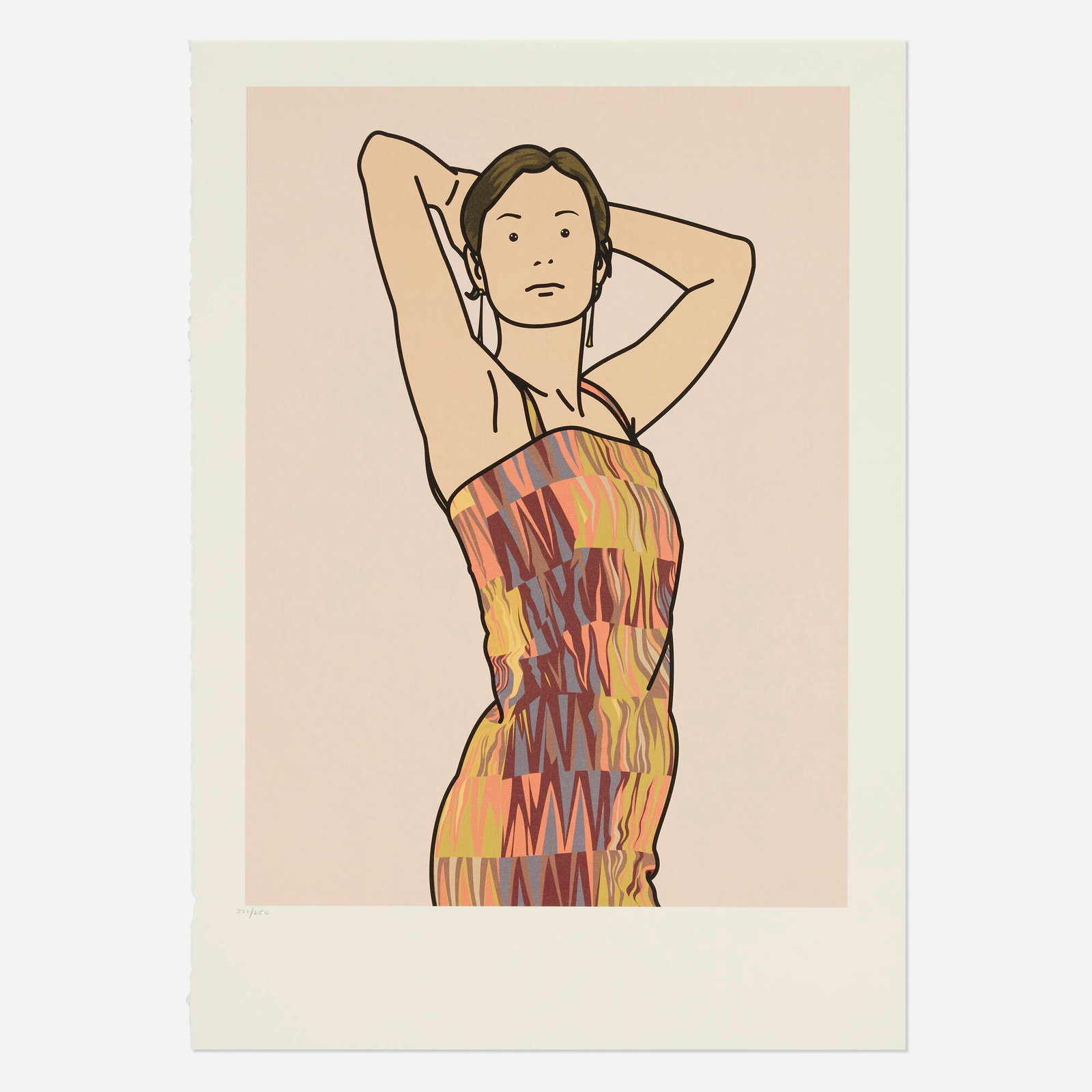 Julian Opie, Anya With Cocktail Dress (1 of 2)