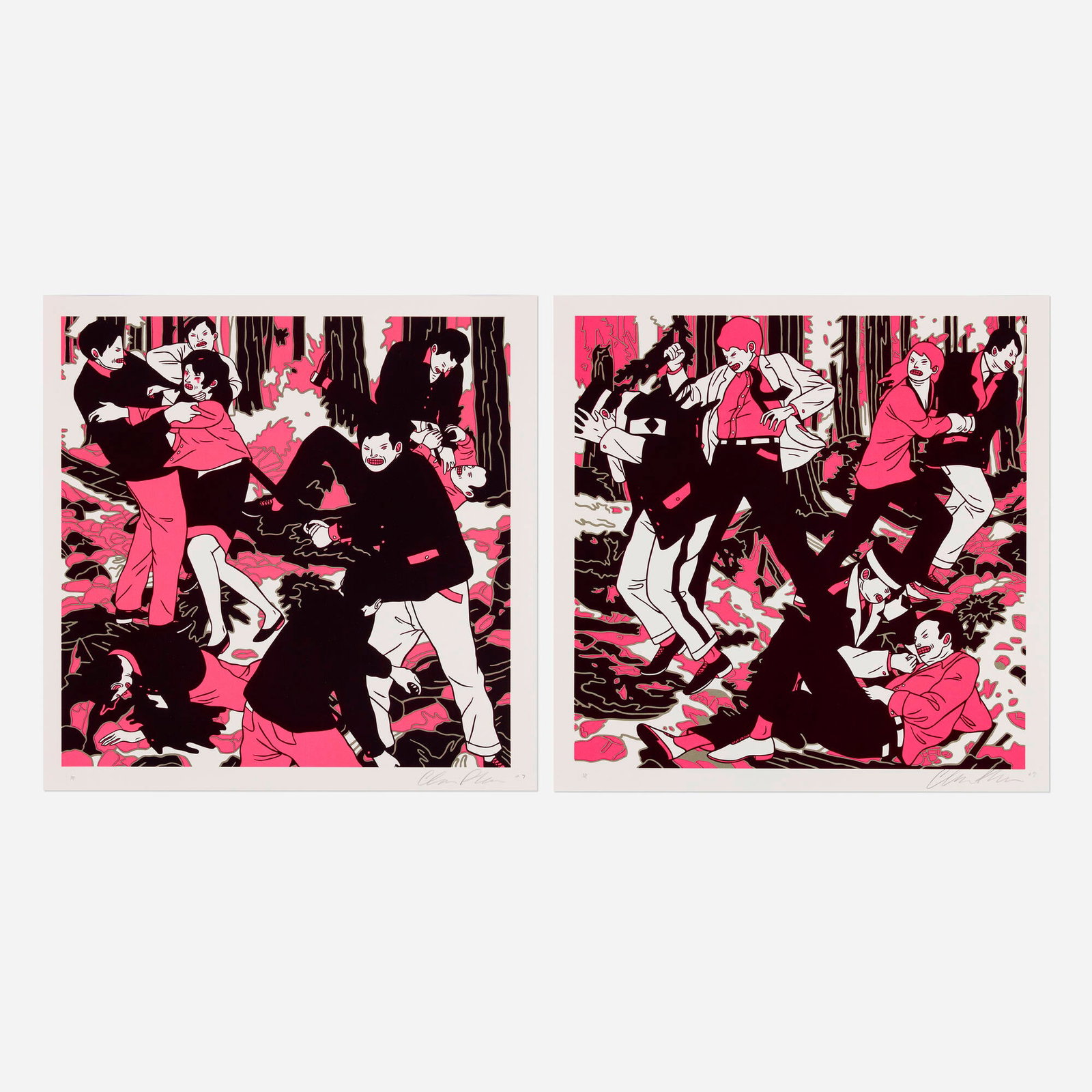 Cleon Peterson, Two works from The Passions suite (1 of 1)