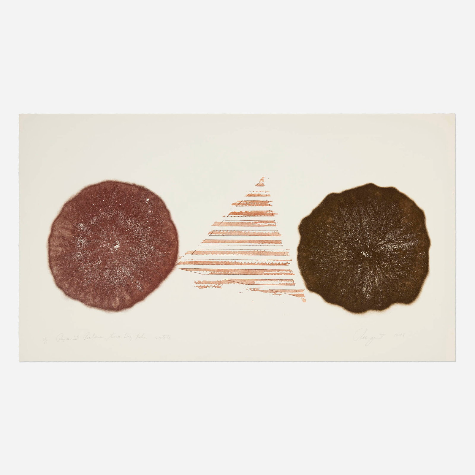 James Rosenquist, Pyramid Between Two Dry Lakes (2nd state) (1 of 2)