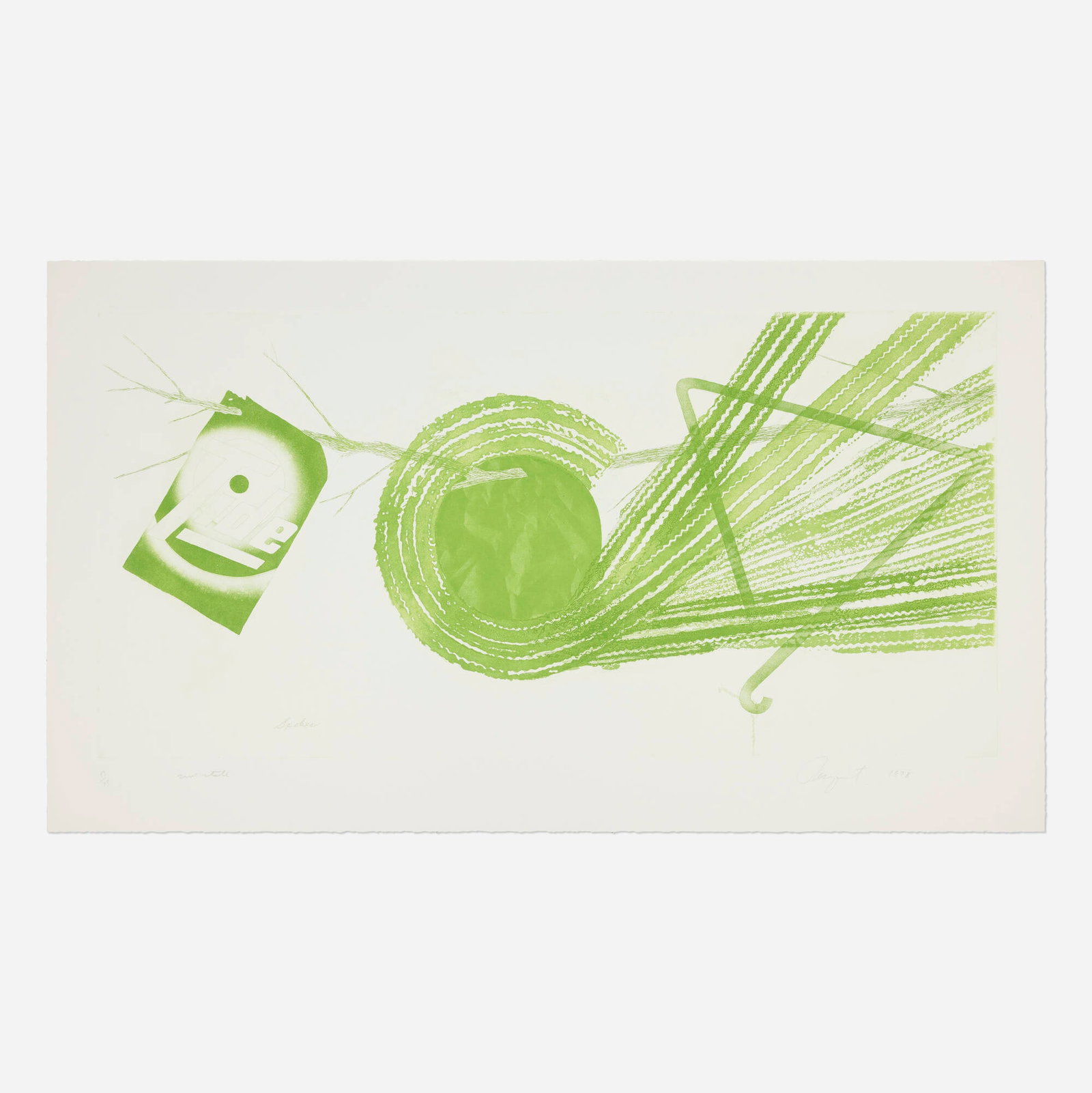 James Rosenquist, Spokes (2nd State) (1 of 2)