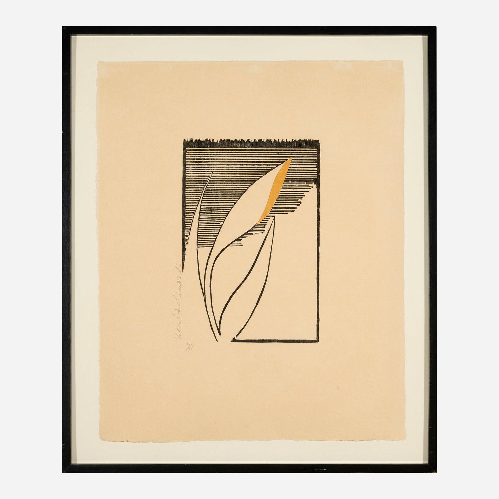 Donald Sultan, Yellow Iris - 2